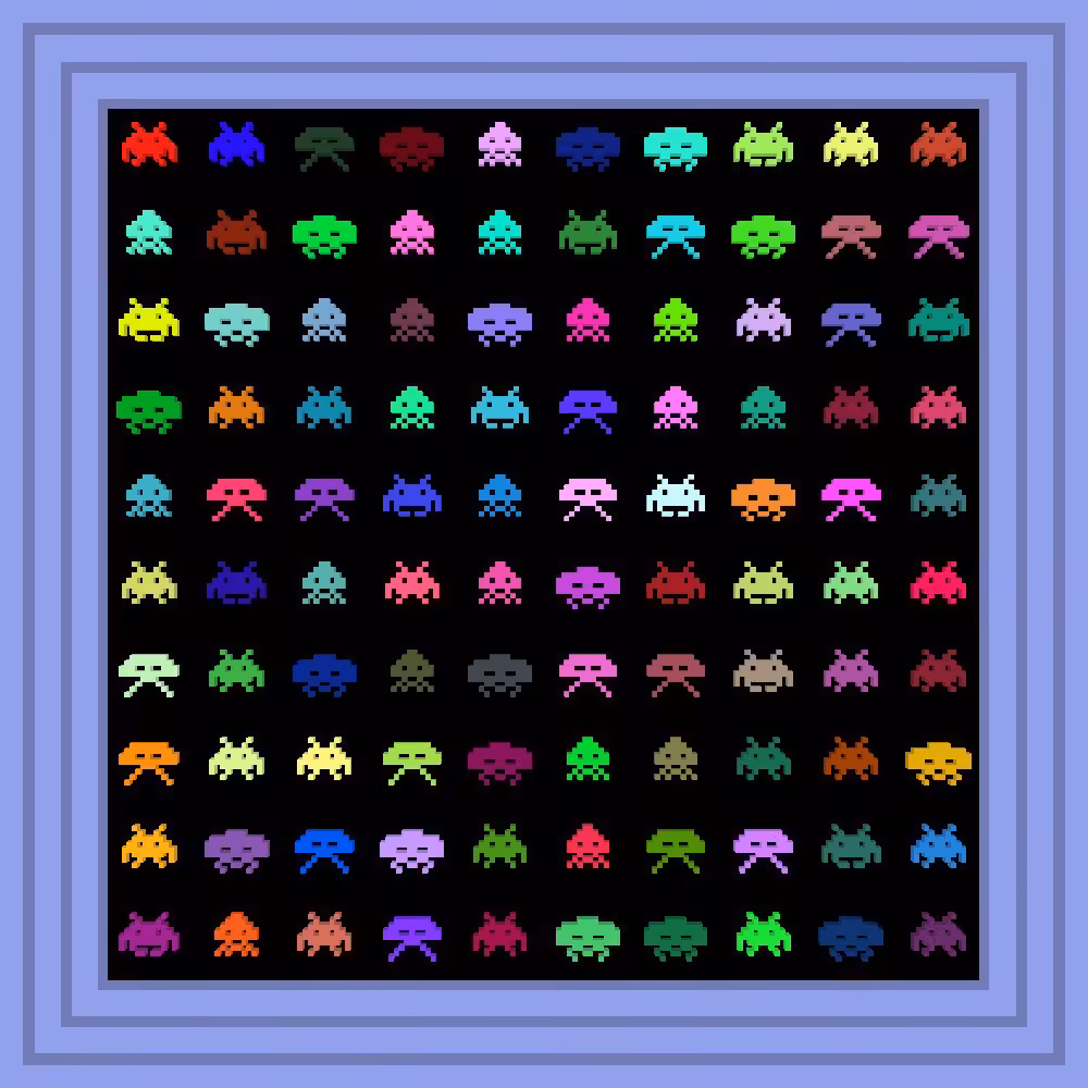 Live in the moment, always, non stop, always. :: Procedural Symbols (👾) #419/1000