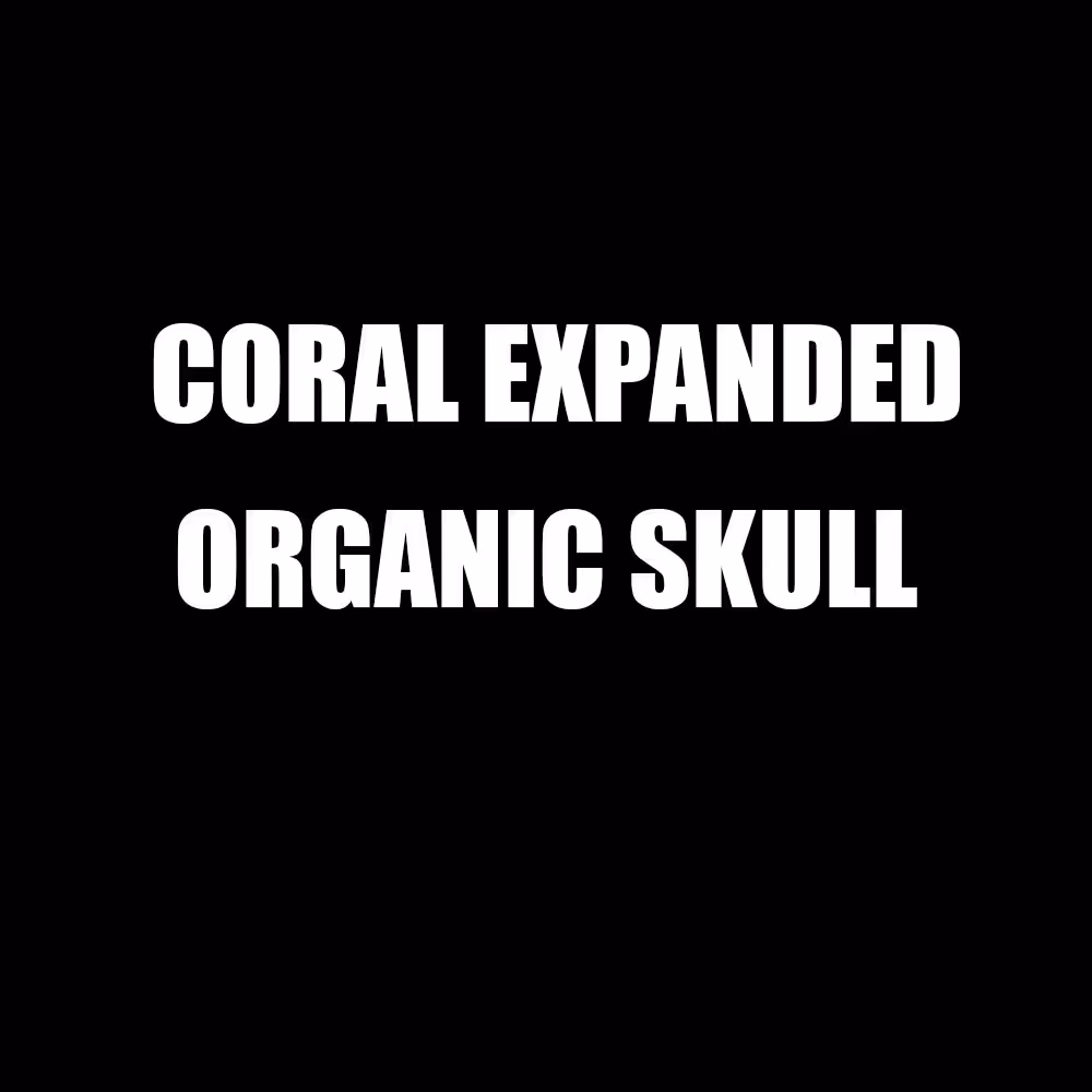 CORAL EXPANDED ORGANIC SKULL