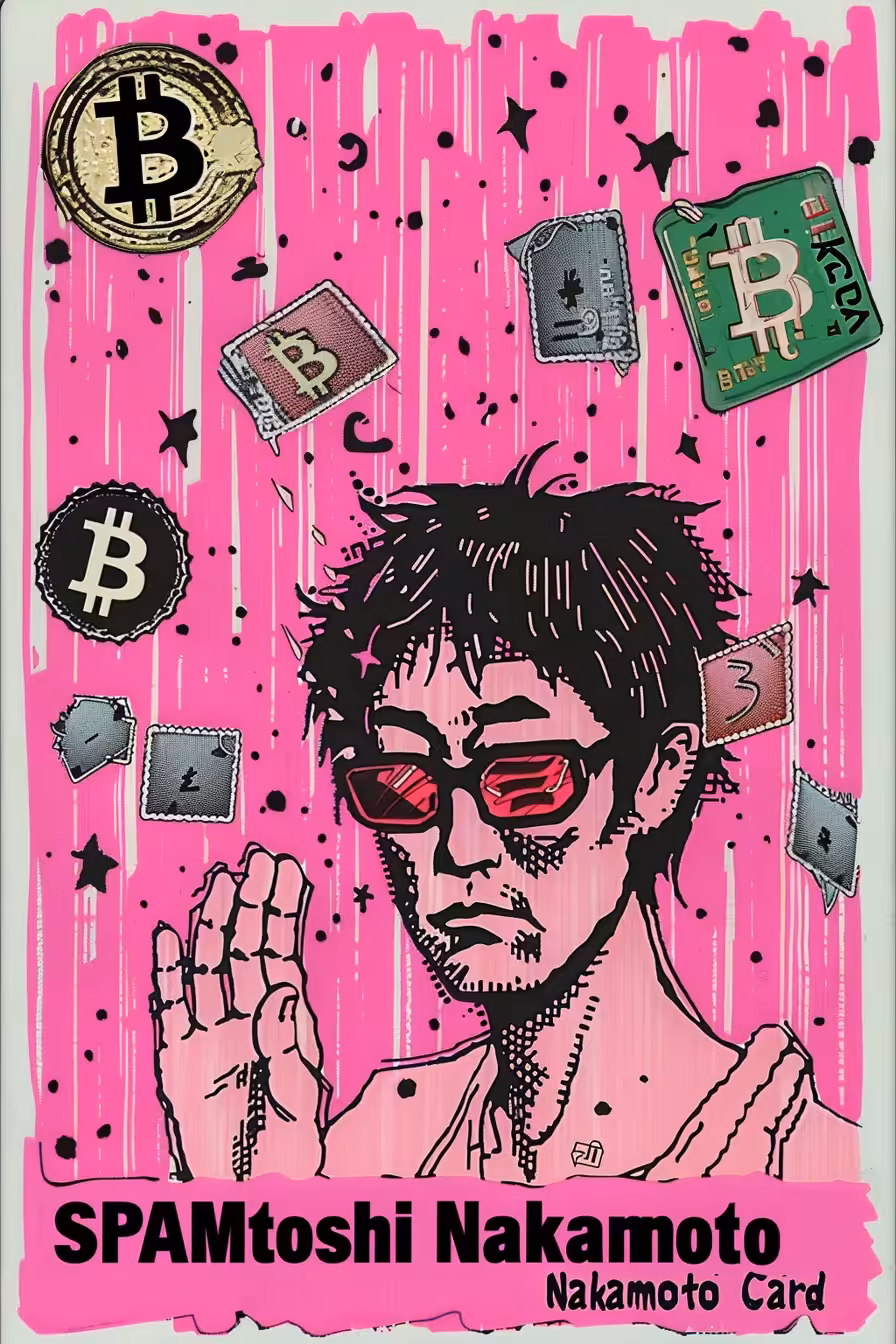 SPAMTOSHI Nakamoto Card