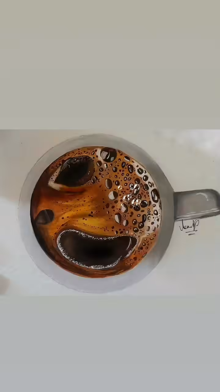 Hot watercolour coffee 