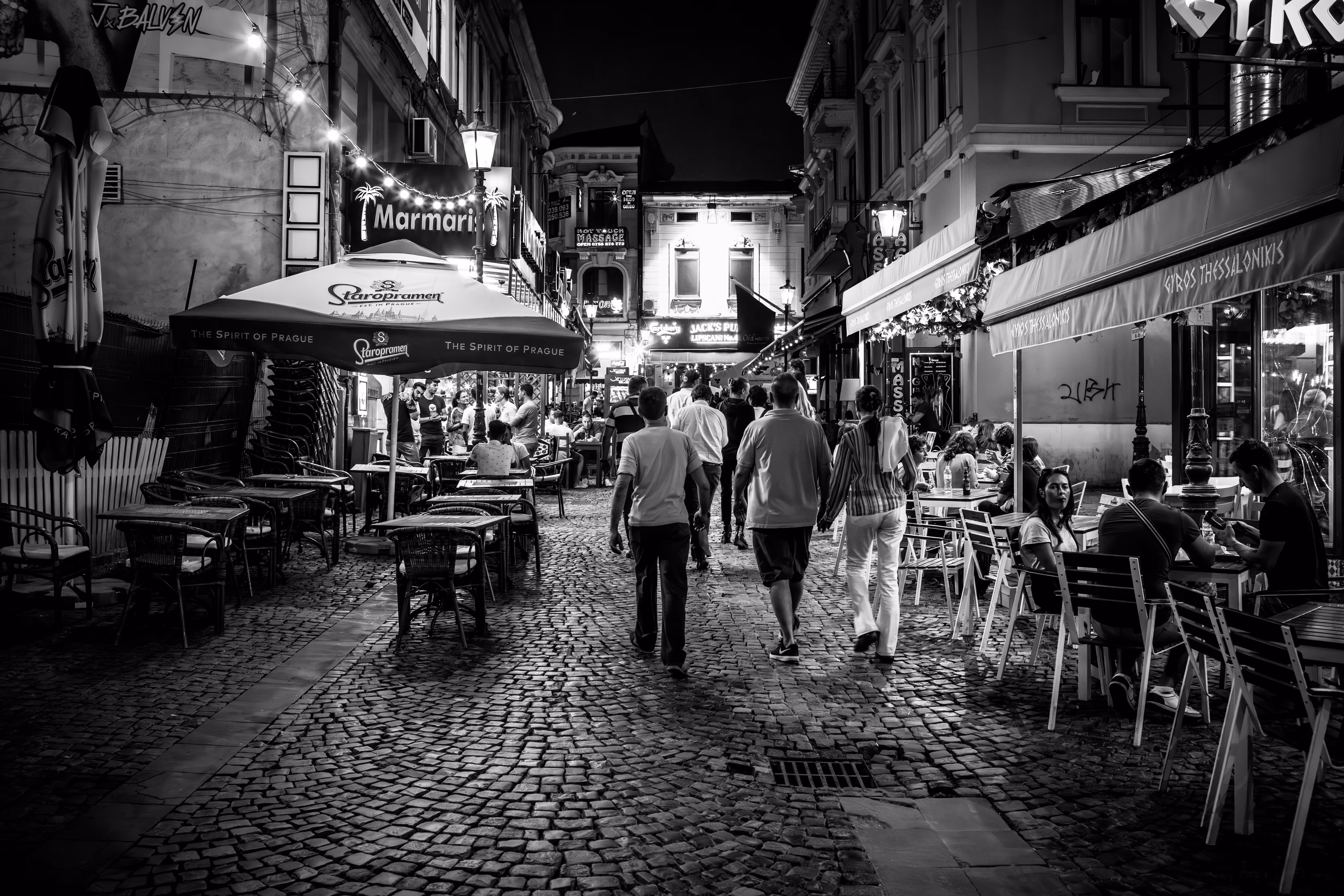 The Old Town In Bucharest Romania