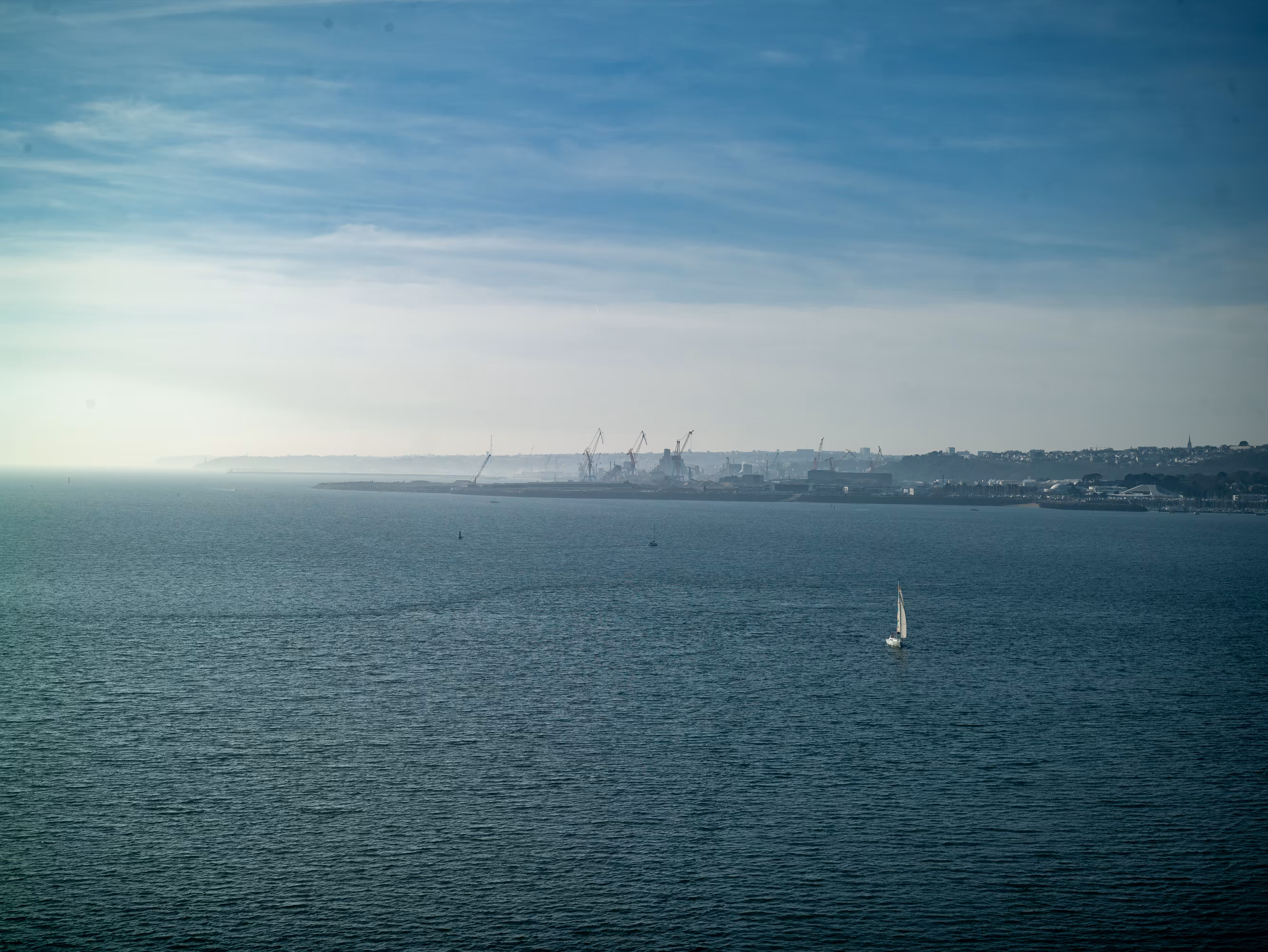 Brest - 008 | "La rade" on a calm winter afternoon