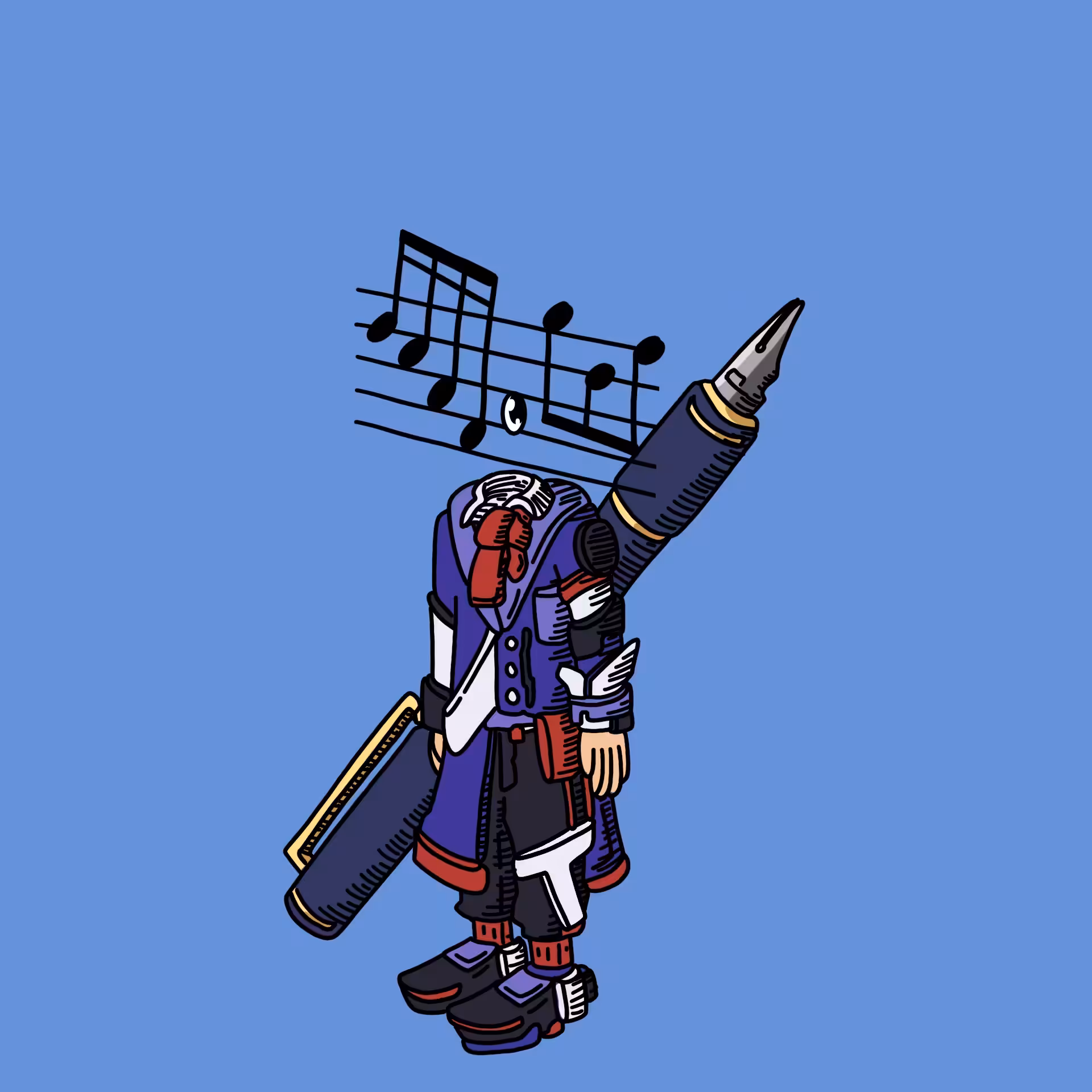 Composer one eyed guy #00317