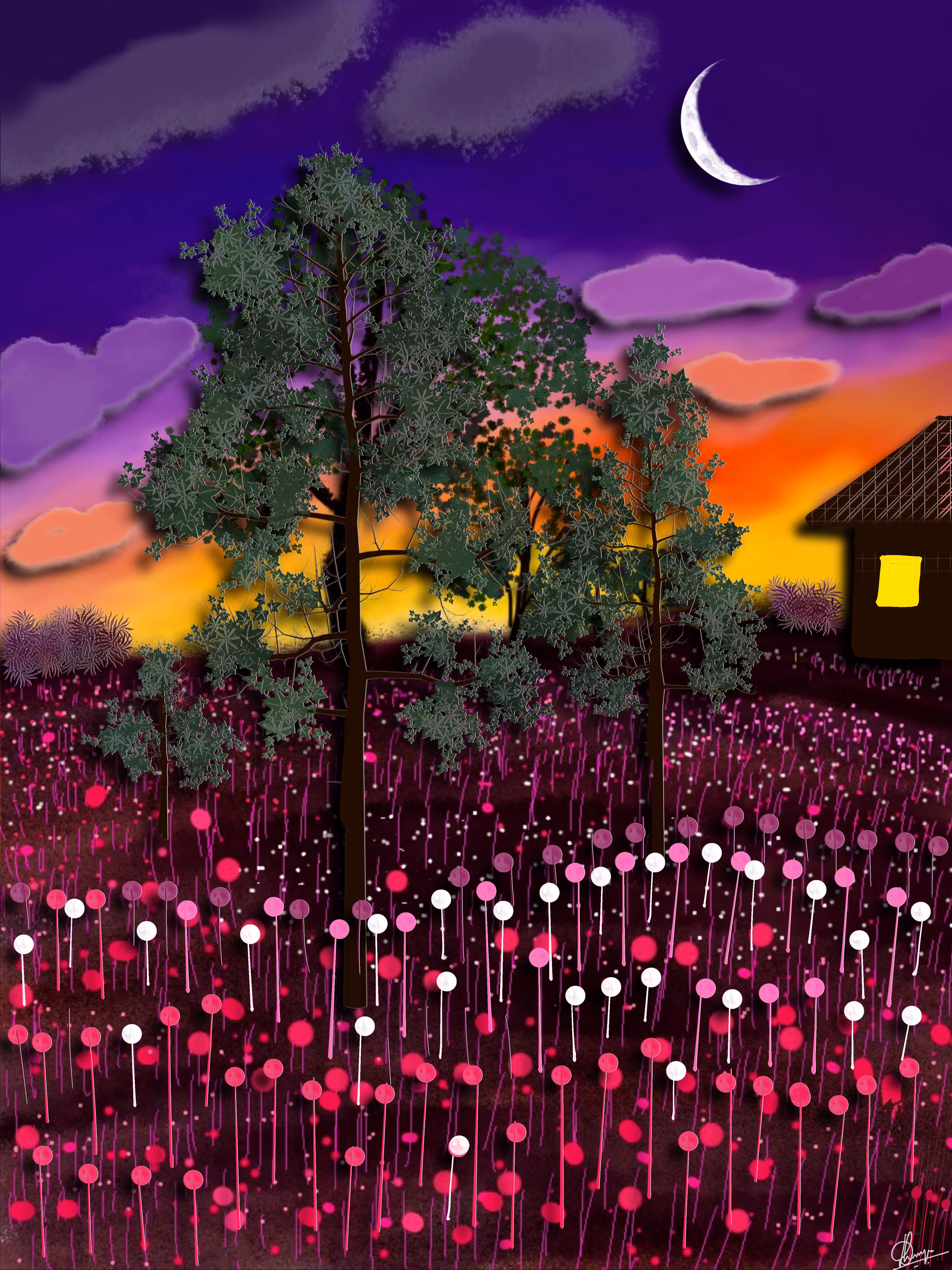 Home is where the Art is - A papercraft painting