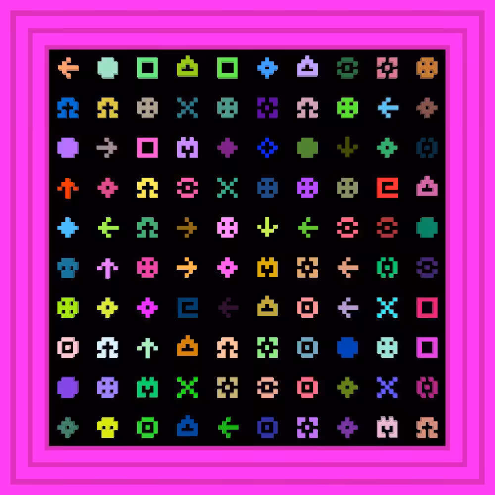 world is mi :: Procedural Symbols #230/1000