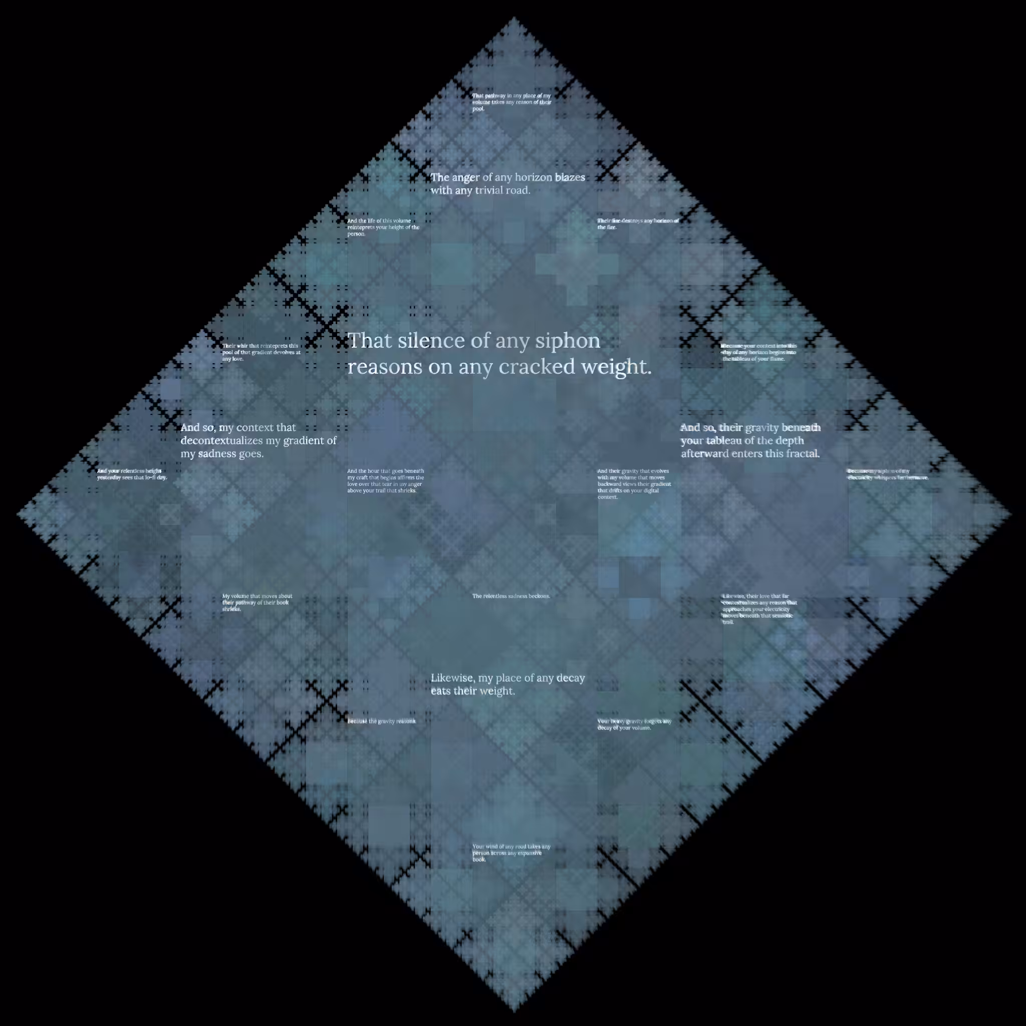 Diamond Fractal Fire #57