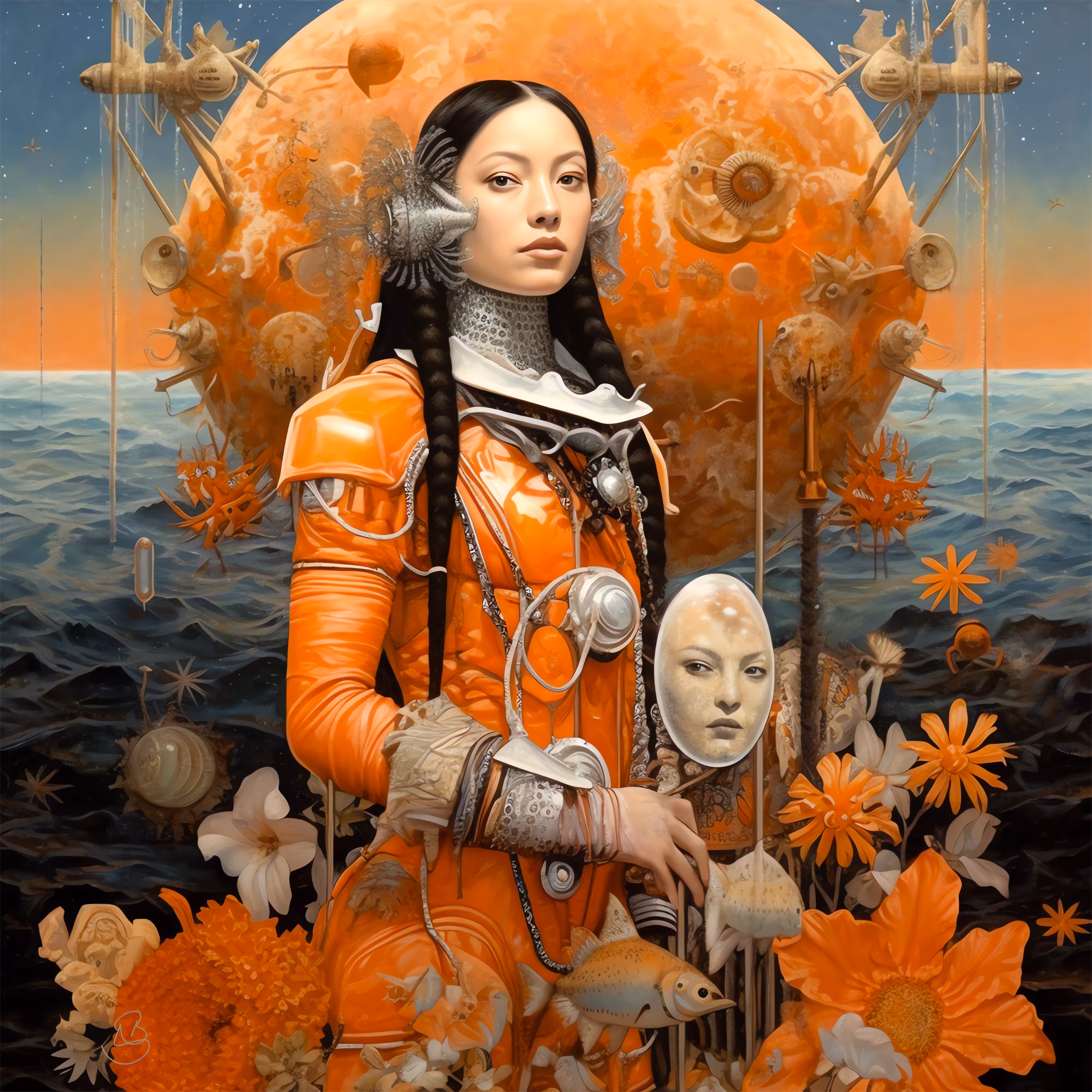 Orange Reflection