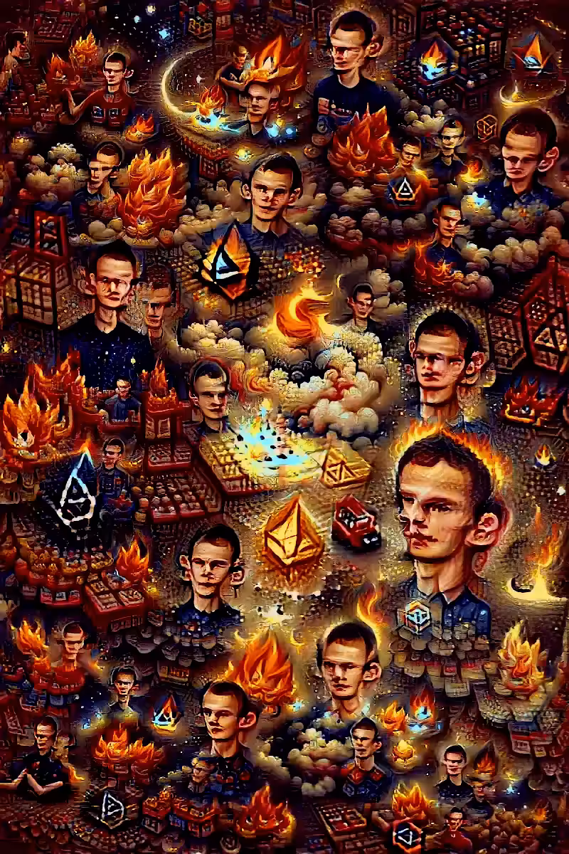 Burning Ethereum. Vitalik Buterin
