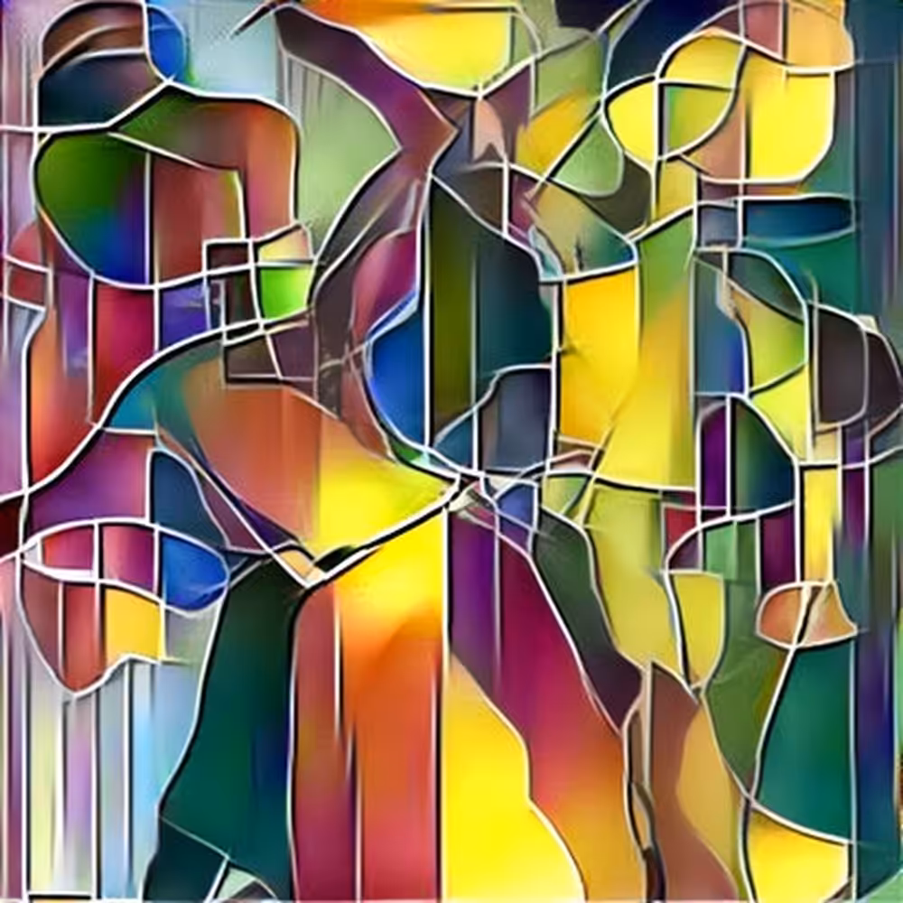 In pieces