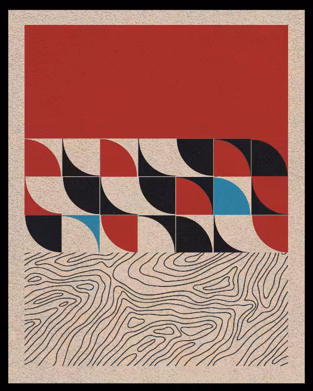 Bauhaus art #red #15