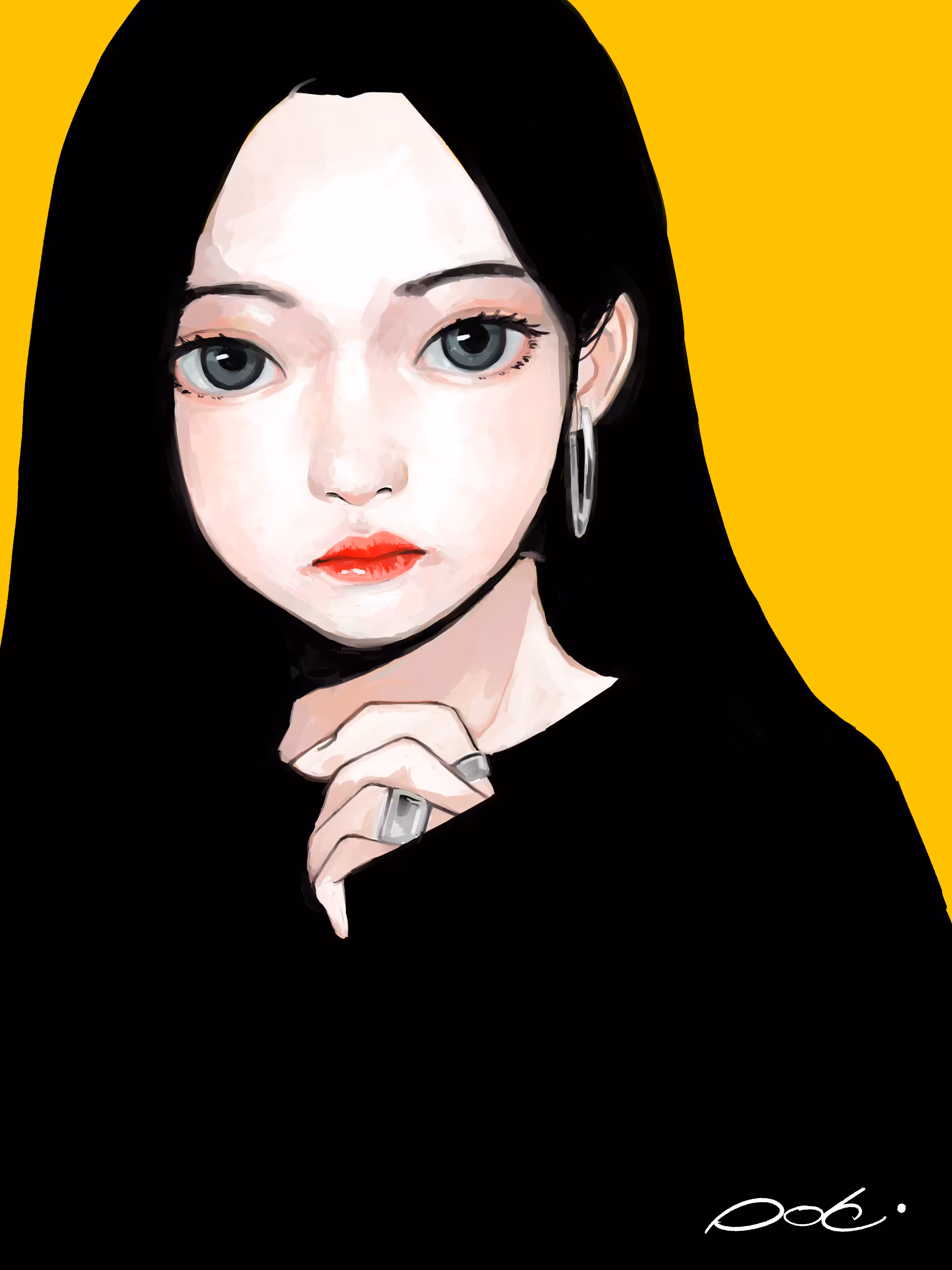 A woman 