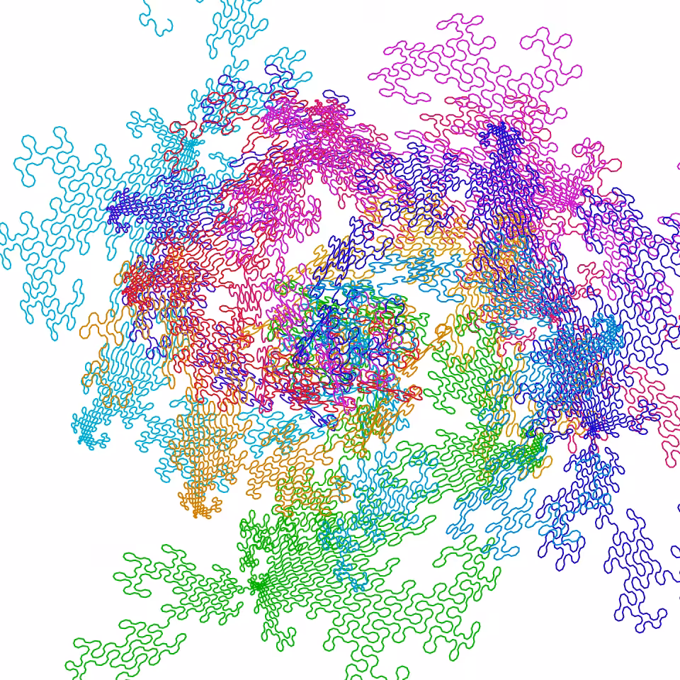 Dragon Curve Vortex #12