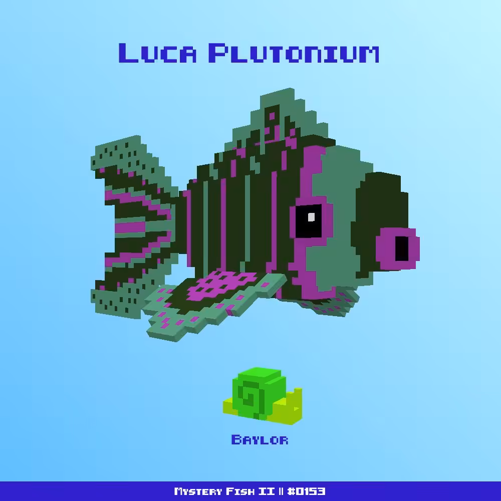 Luca Plutonium :: Mystery Fish 0153/1000