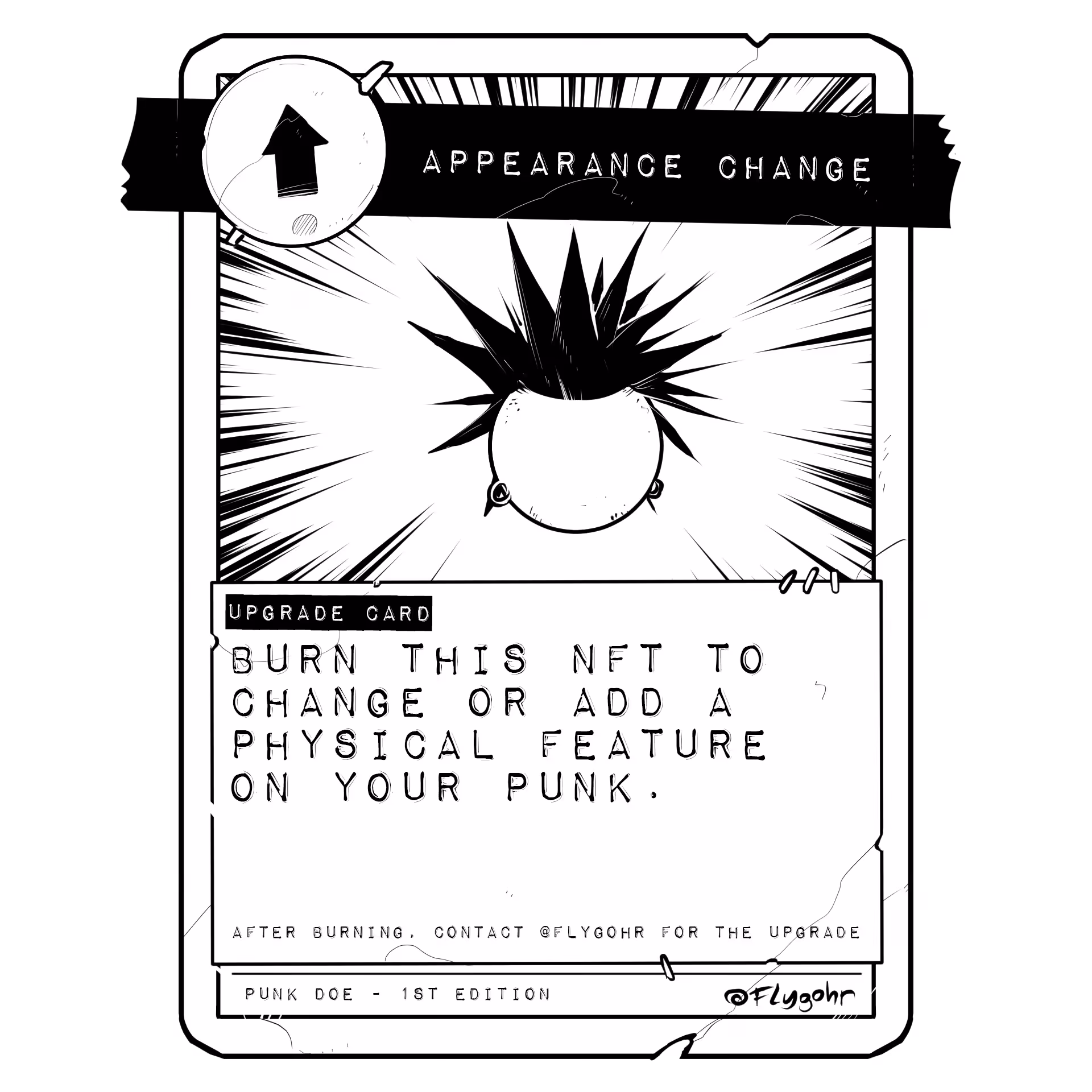 APPEARANCE CHANGE | Original Upgrade Card | 1st ED.