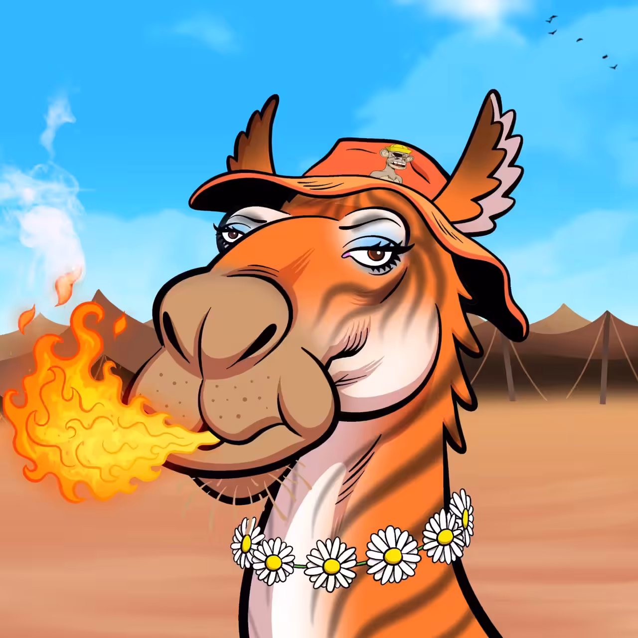 Daisy dukes the Arabian camel #10933