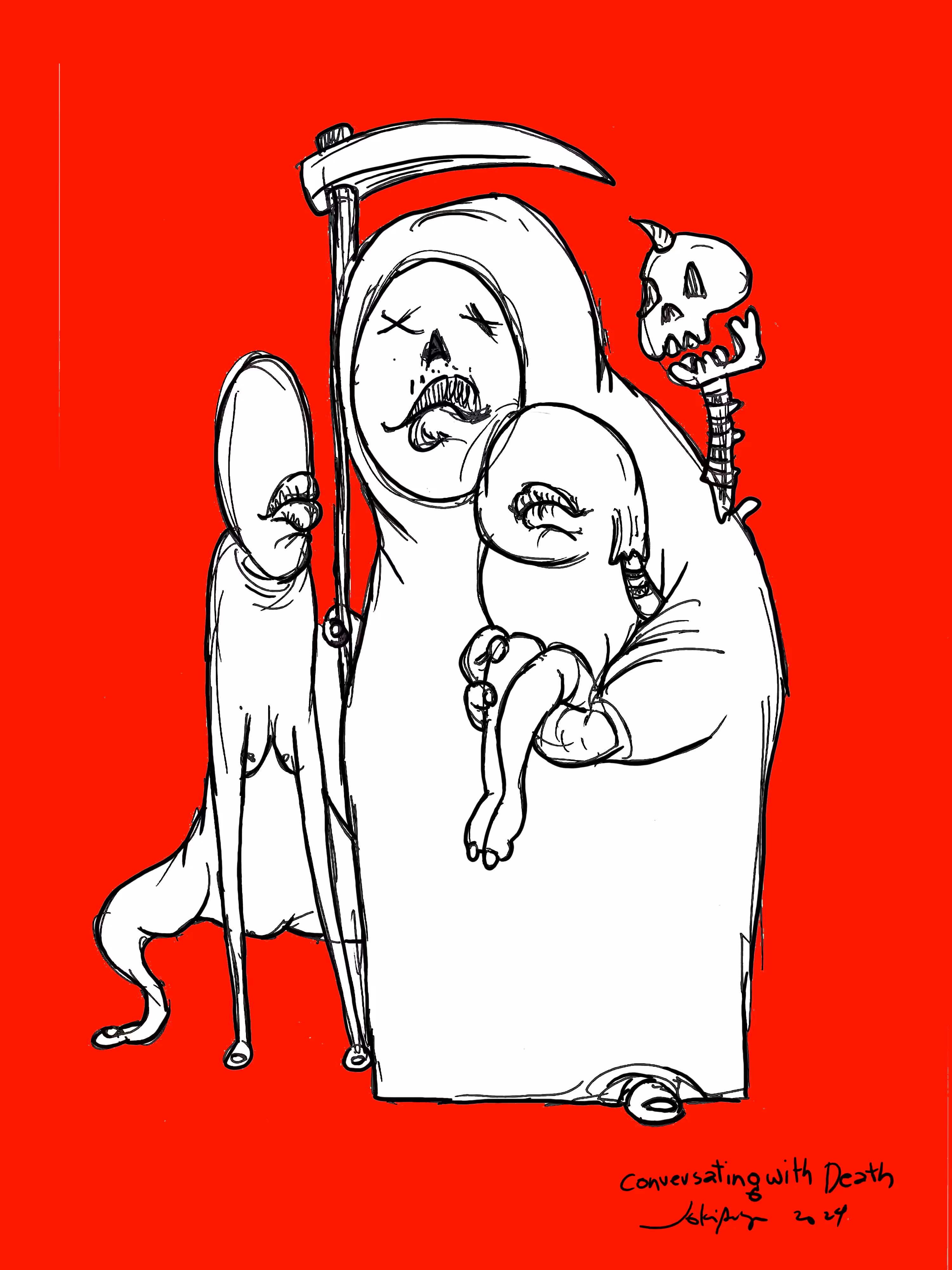 eVerYdaY iz TezDay: conversating with death