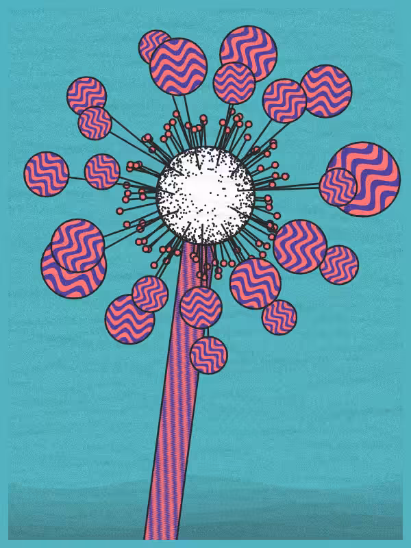 Abstract Dandelion #6