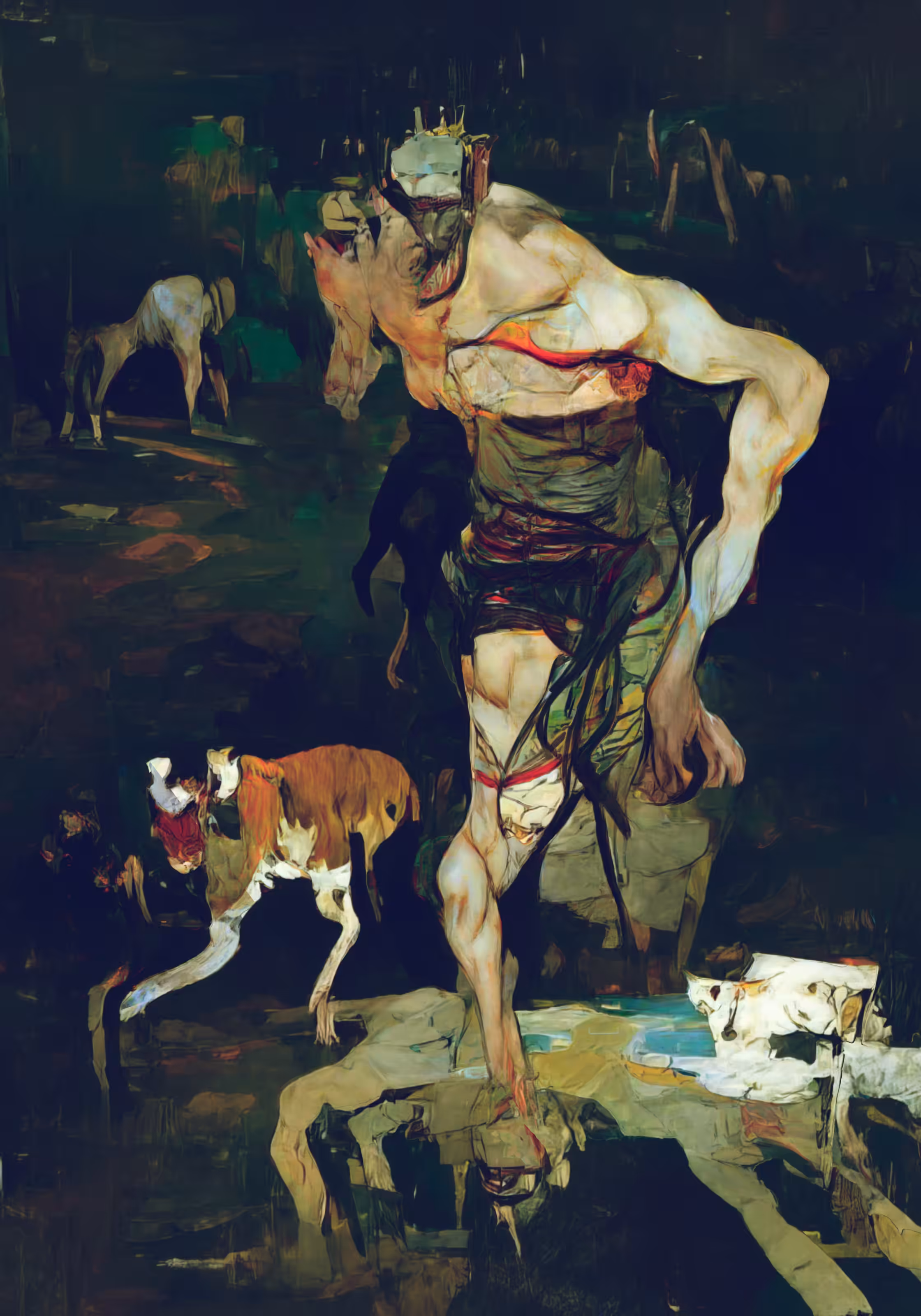 Running with dogs