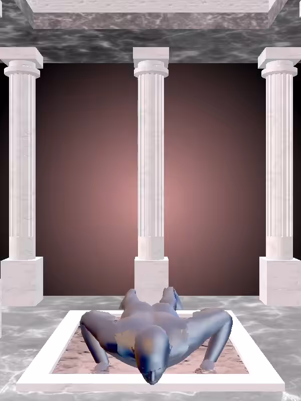 HeavenComputer: The Athletic Stealth Dark Blue Man #2456