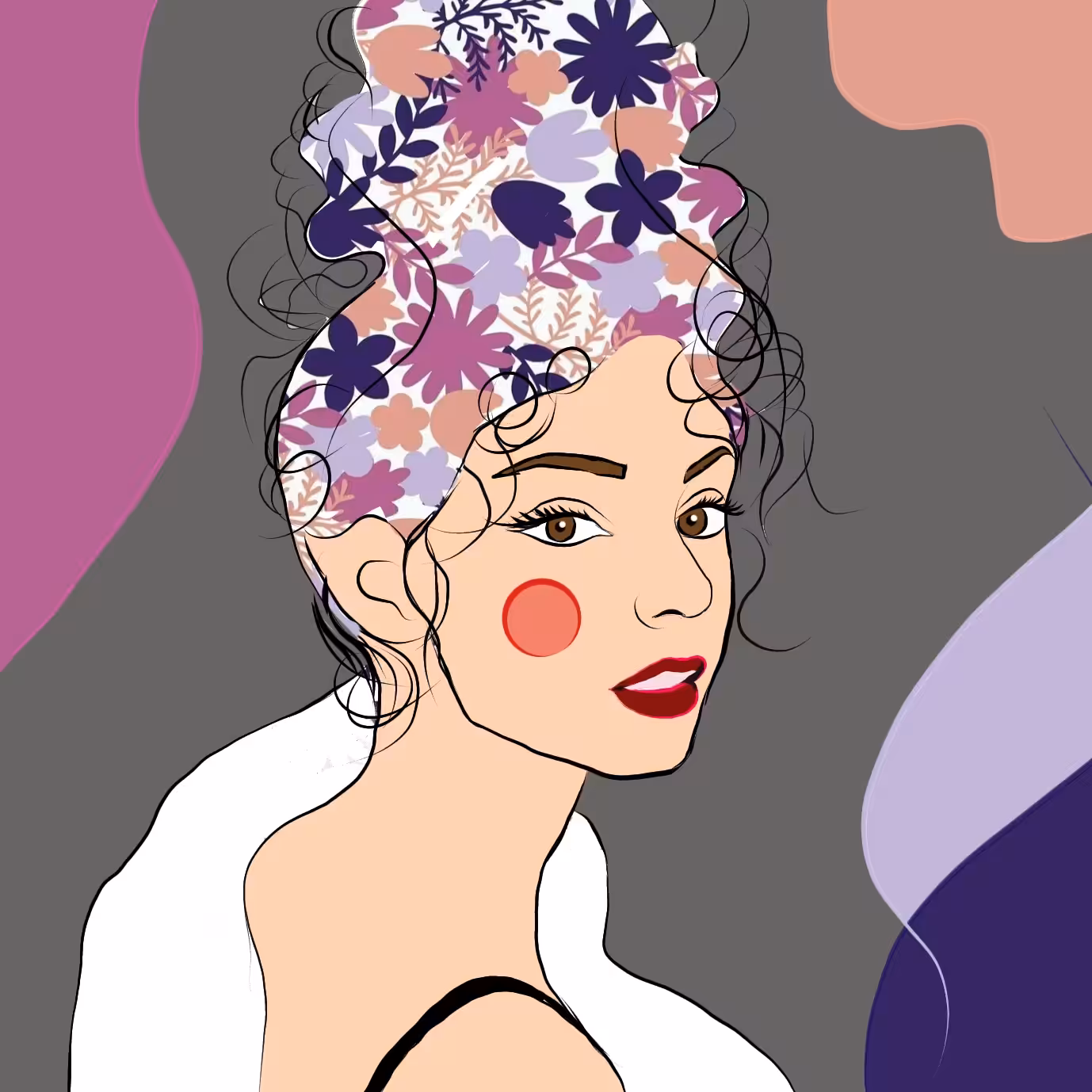 Lady Big hair #4