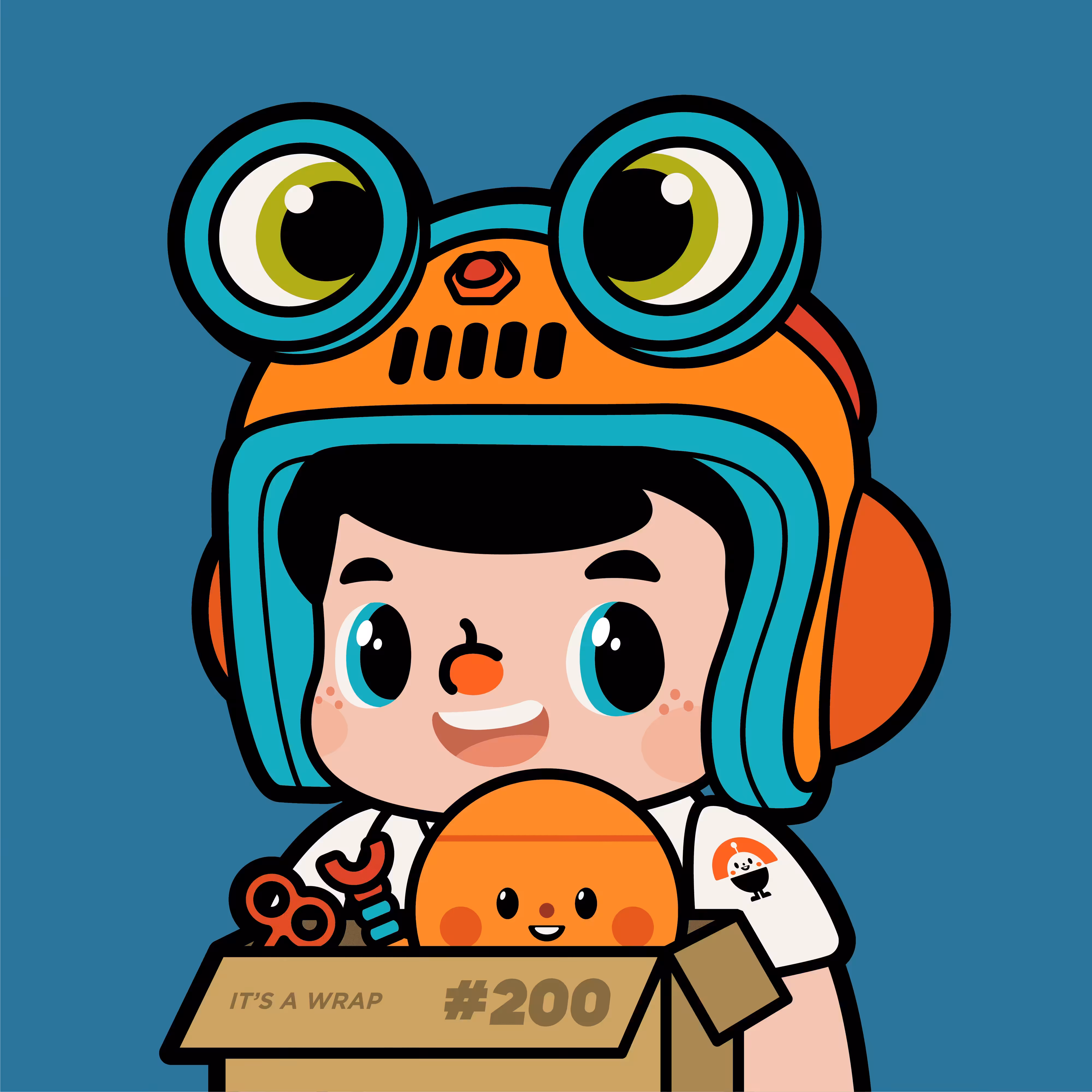 Owange Team PFP Collectibles: Owangeboy #200