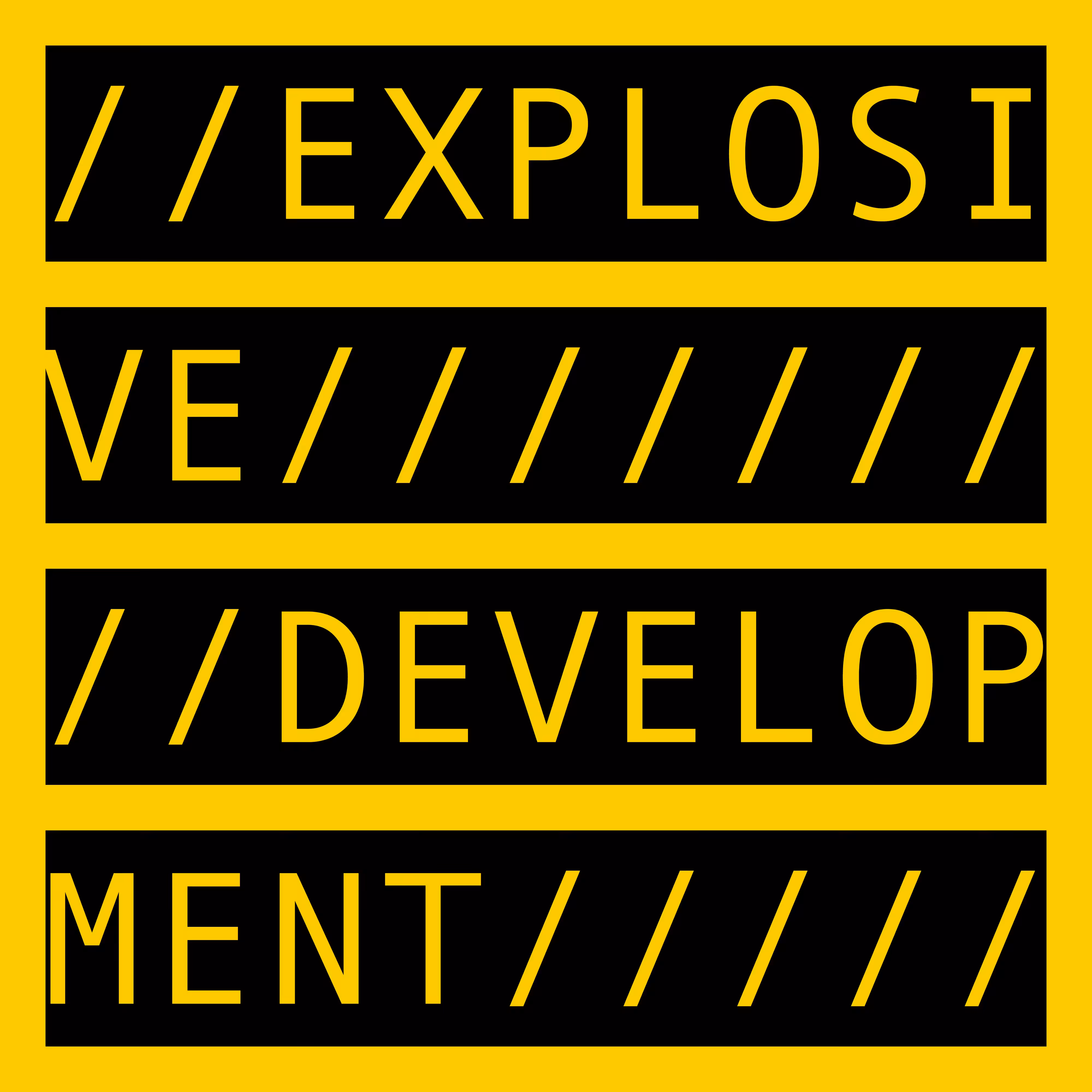 EXPLOSIVE DEVELOPMENT