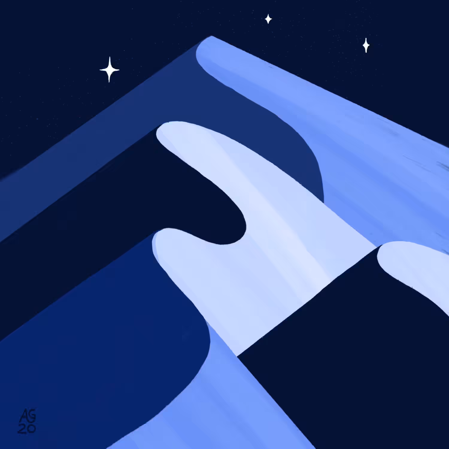 Midnight dunes
