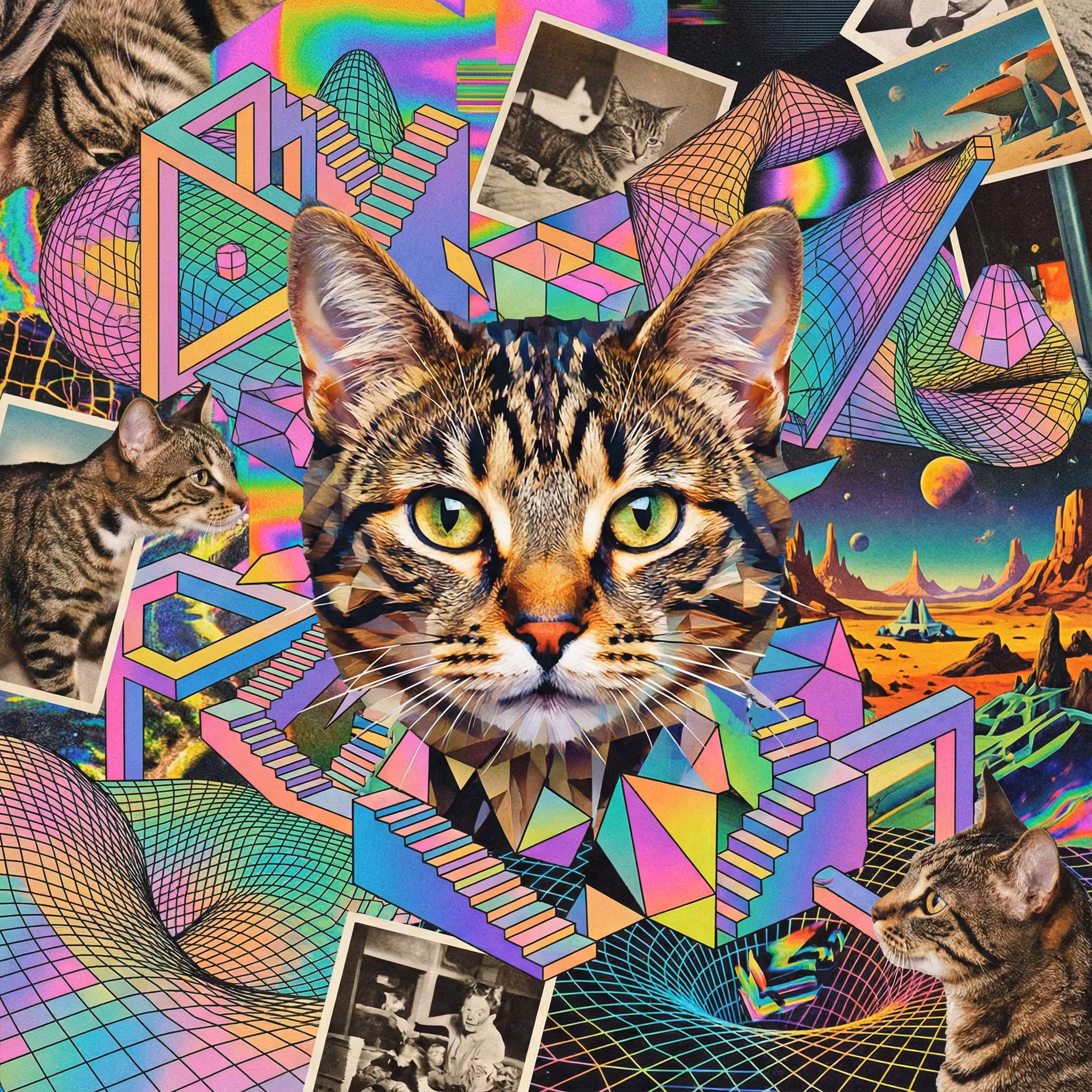 abstract cats #9