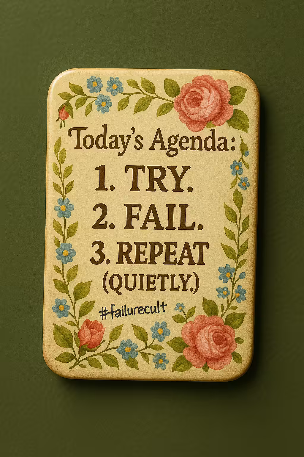 strategies of failure: Failurecult Agenda Magnet™