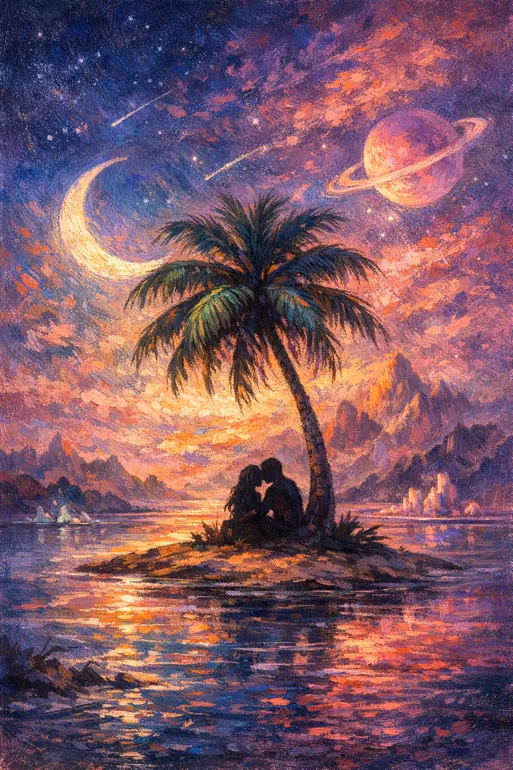 Let the cosmos be a witness to our love 