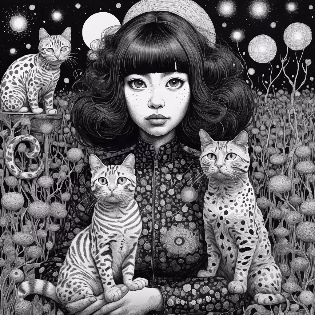 lily and cats