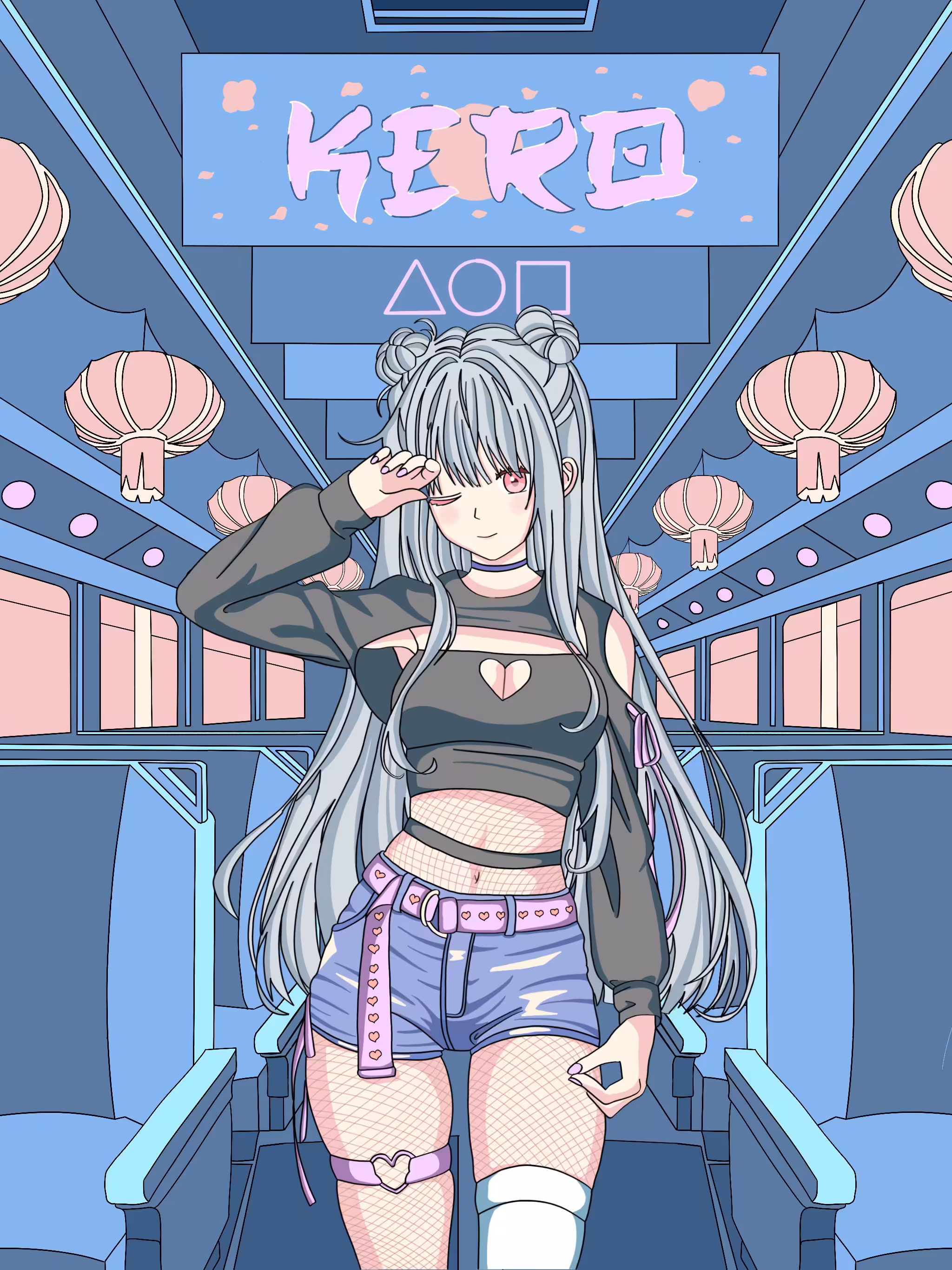 COLORFUL DESIRE #004 - Girl on the Train