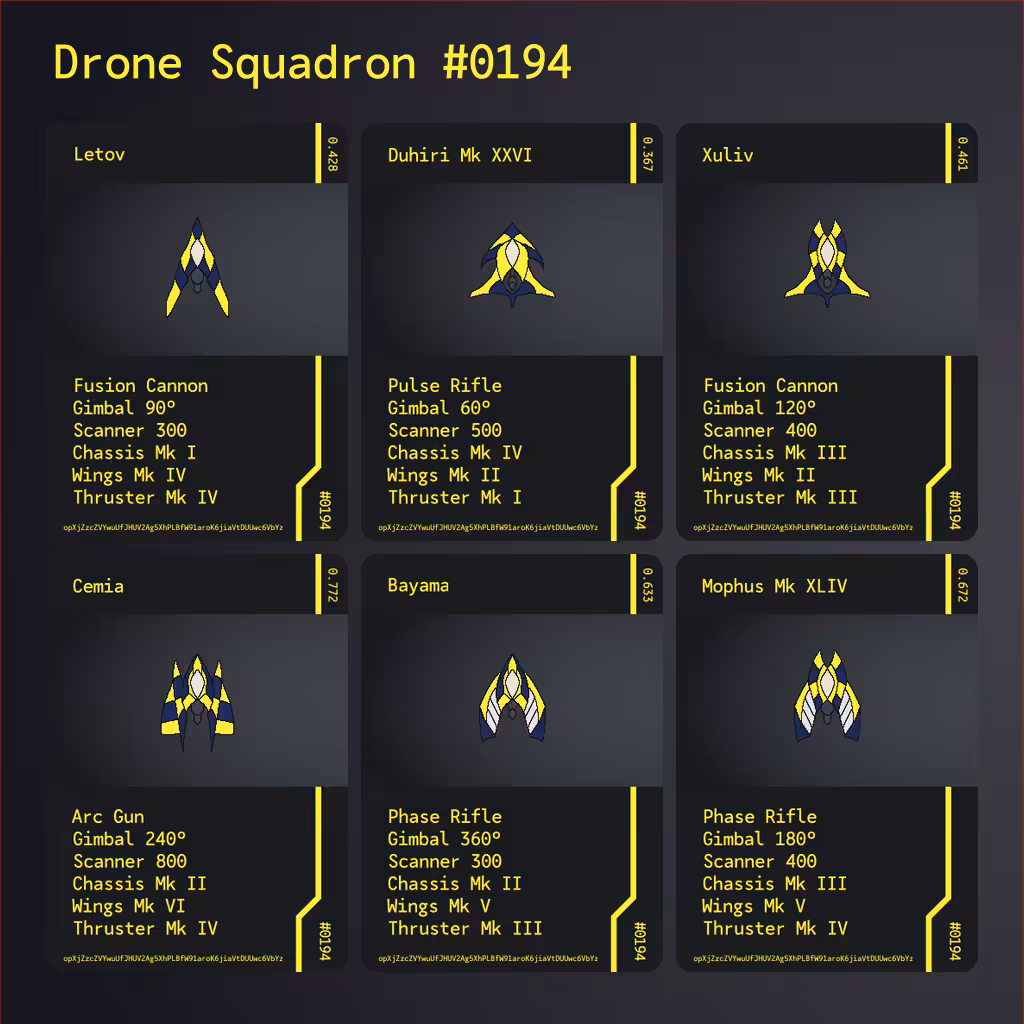 Drone Squadron: Elite #0194