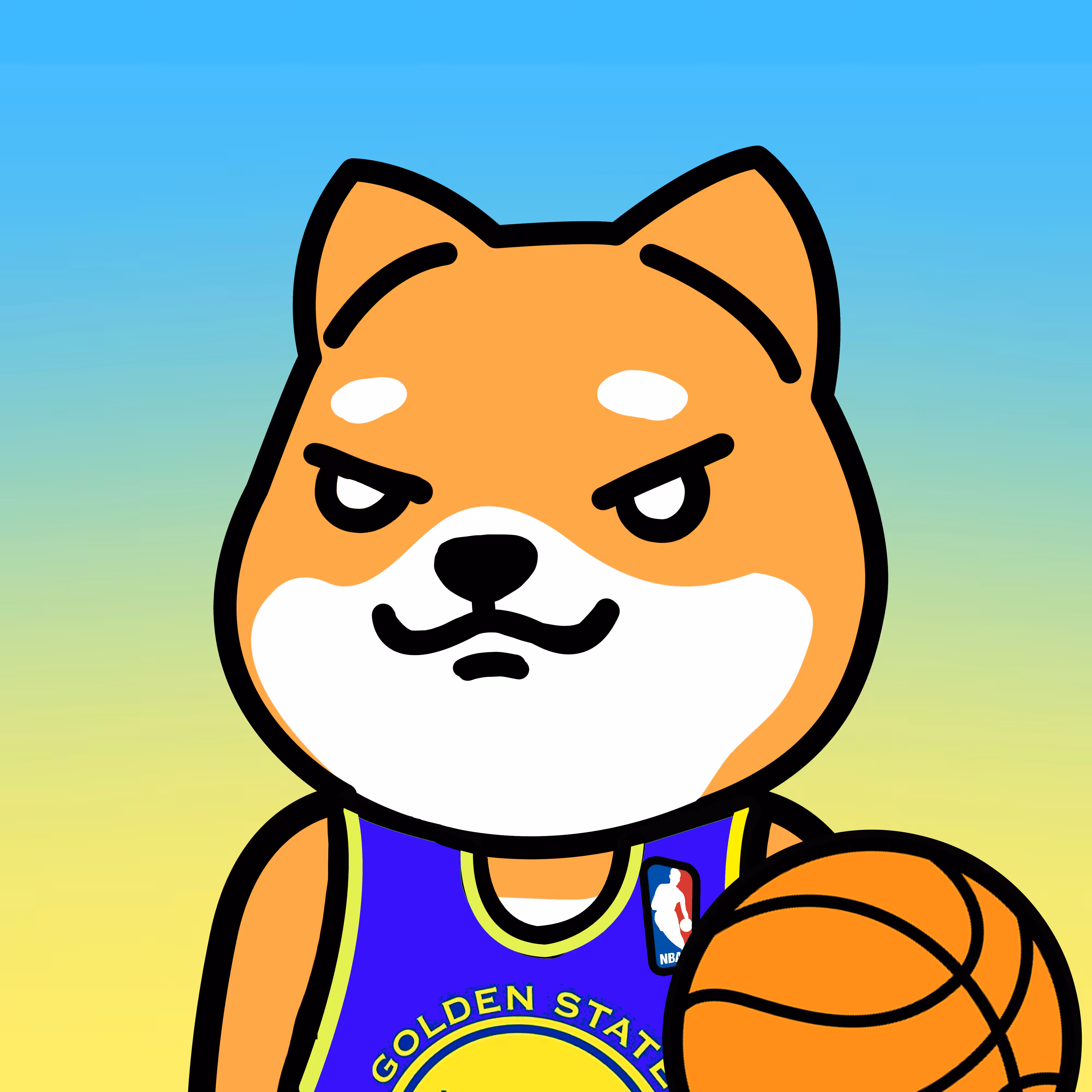 bobo Shiba #076_basketball