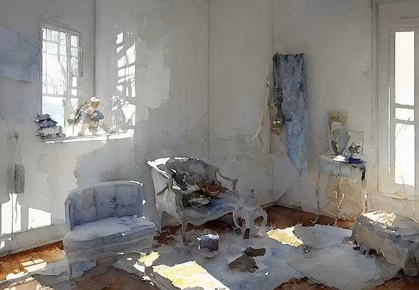 Watercolor #9 - AI Generated