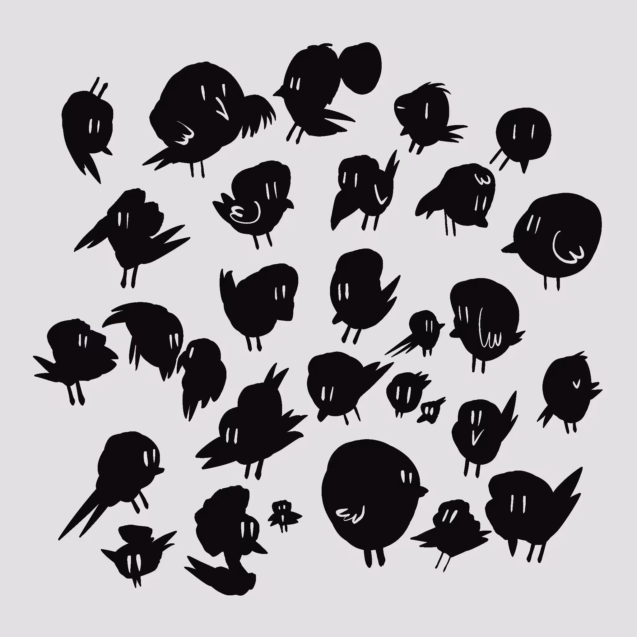 birb ink blot study