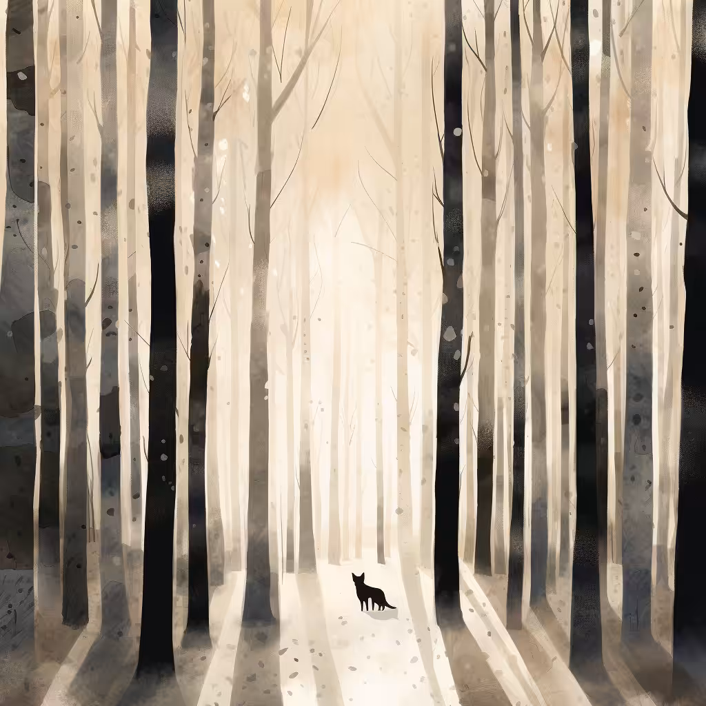 Cat in the forest