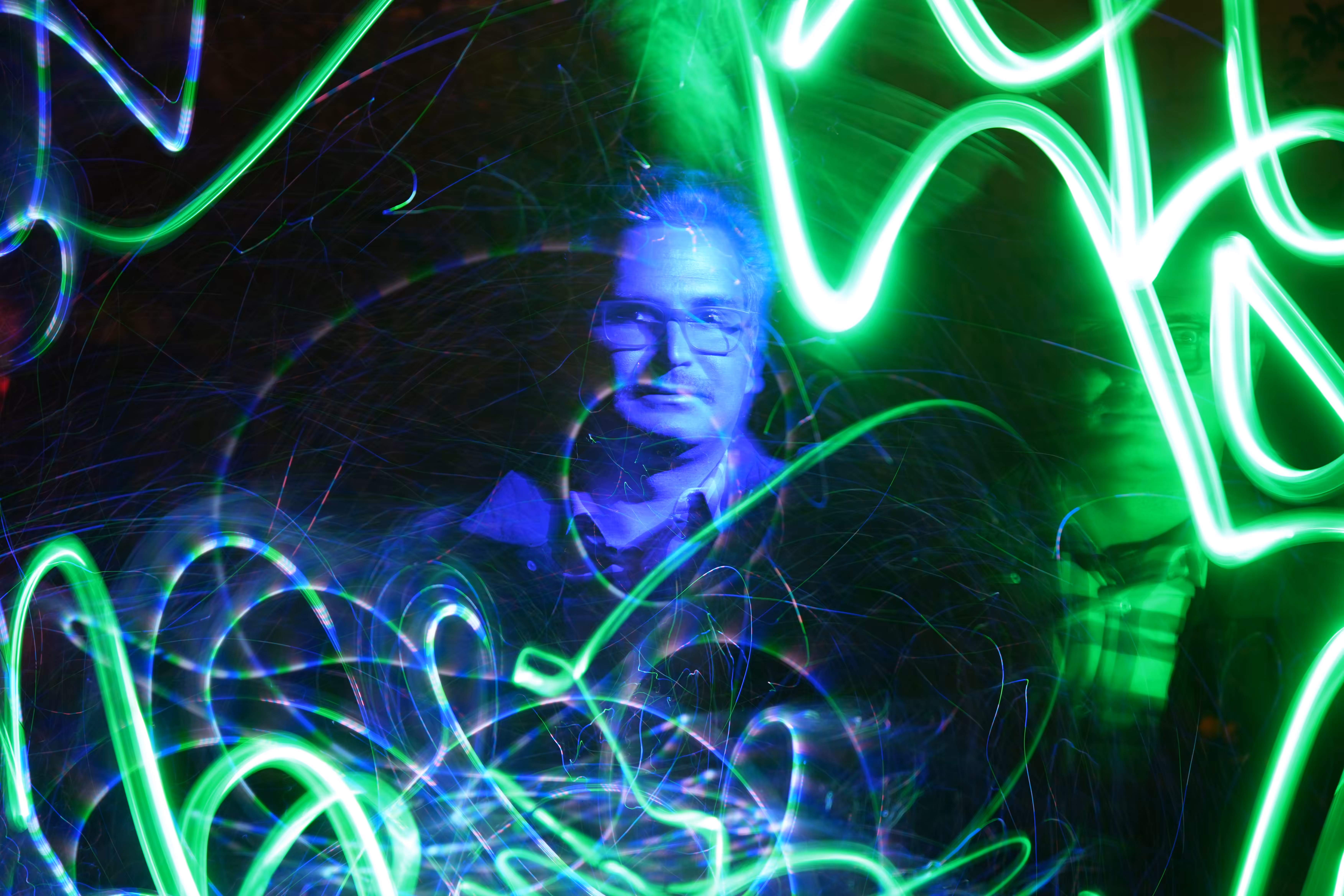 Self Portrait Light Painting
