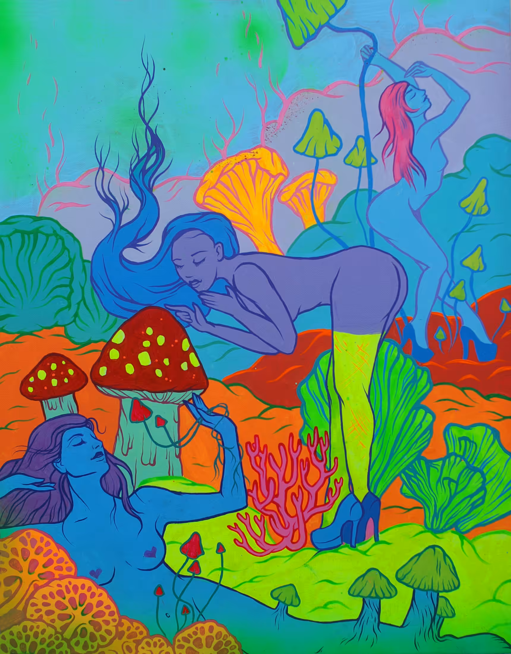 Mushroom girls