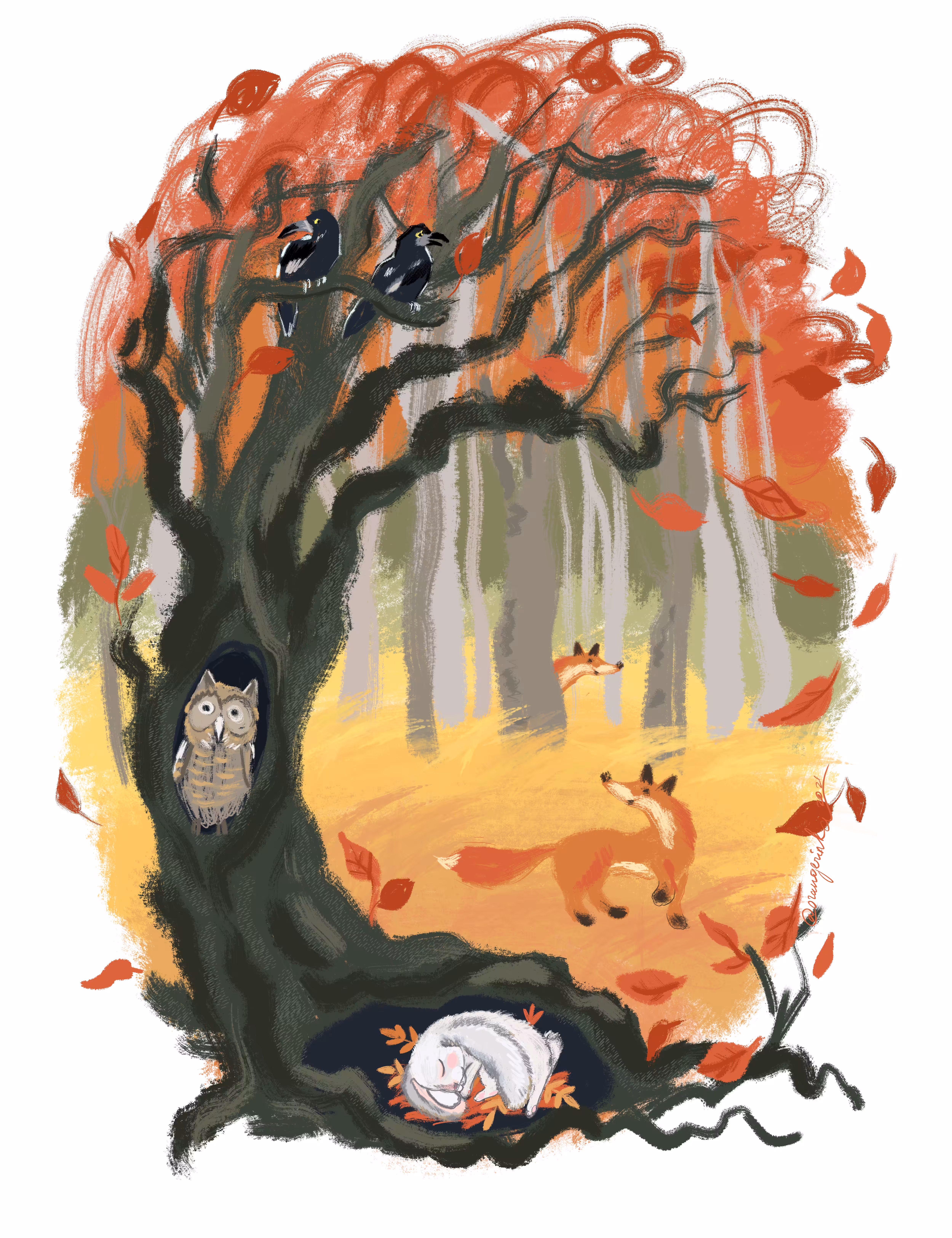 Sleepy Tree