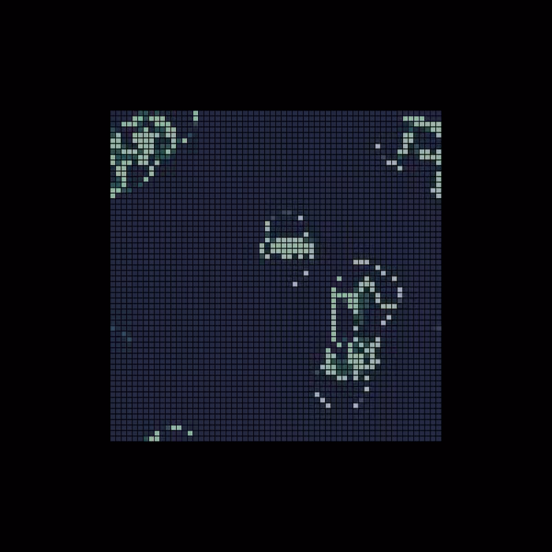 fractal memory cellular automata - FMCA #25