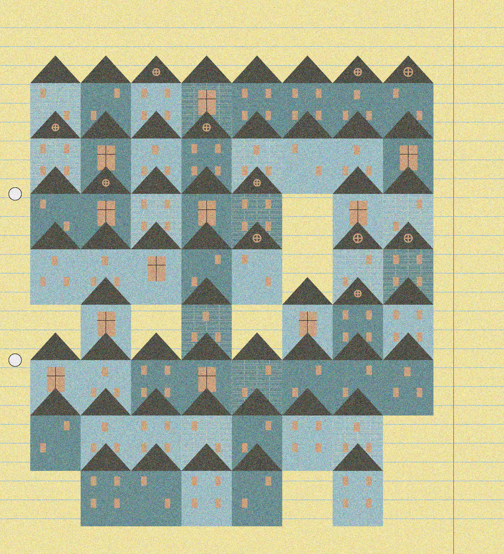 sketchbook page 7: neighbourhoods #39