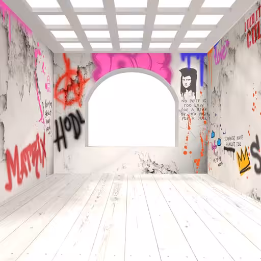 No Rug Off White Room (Rug Pulled)