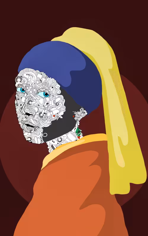 Girl with an ETH Earring