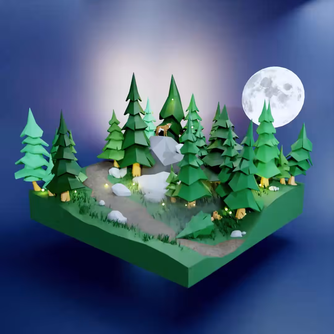 Night Ambience of the Lone Wolf