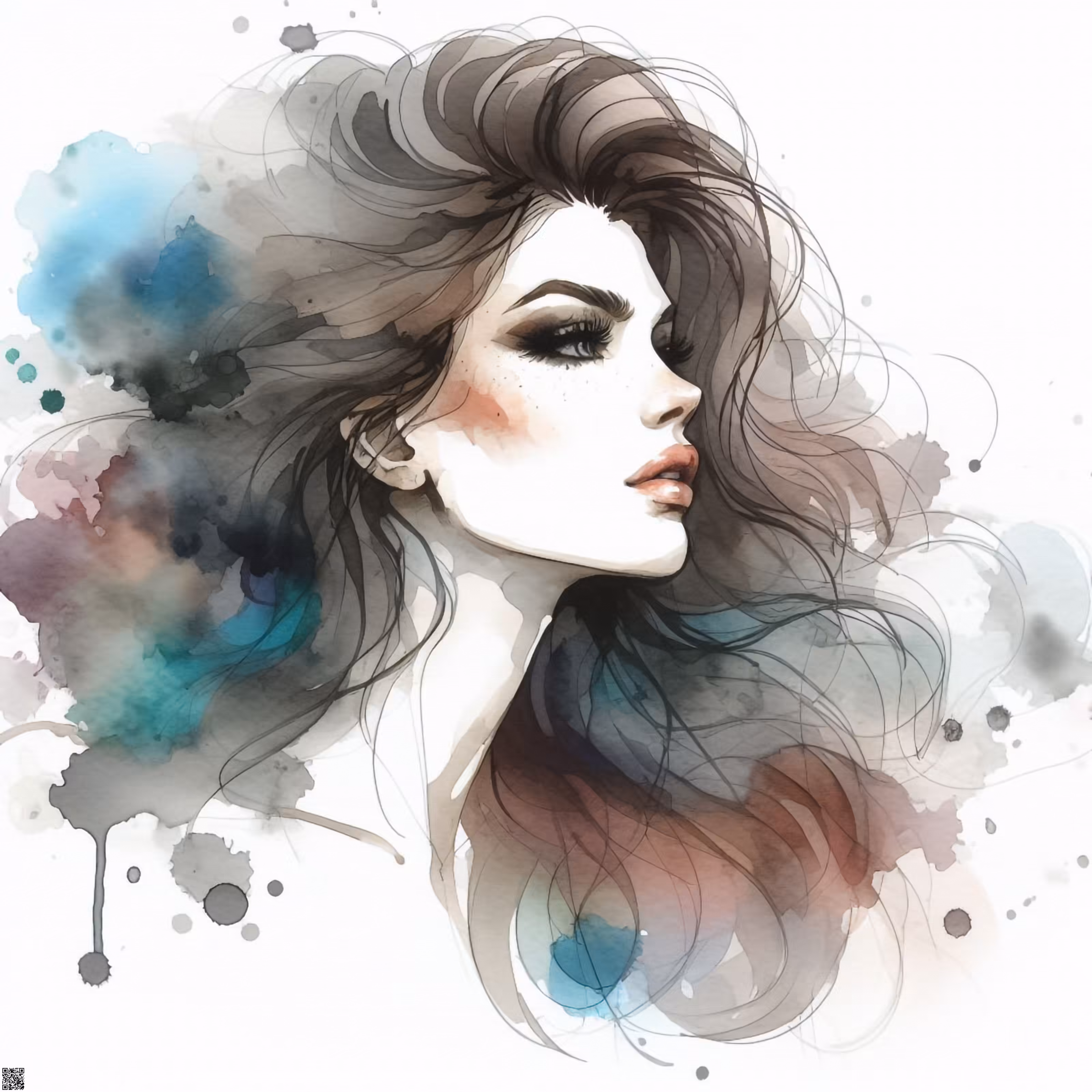🎨Feminine Beauty in Paint#20