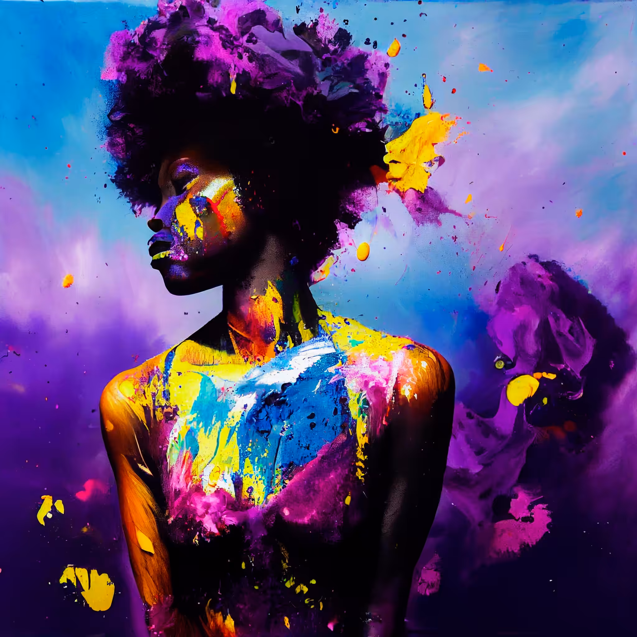 Colors goes on