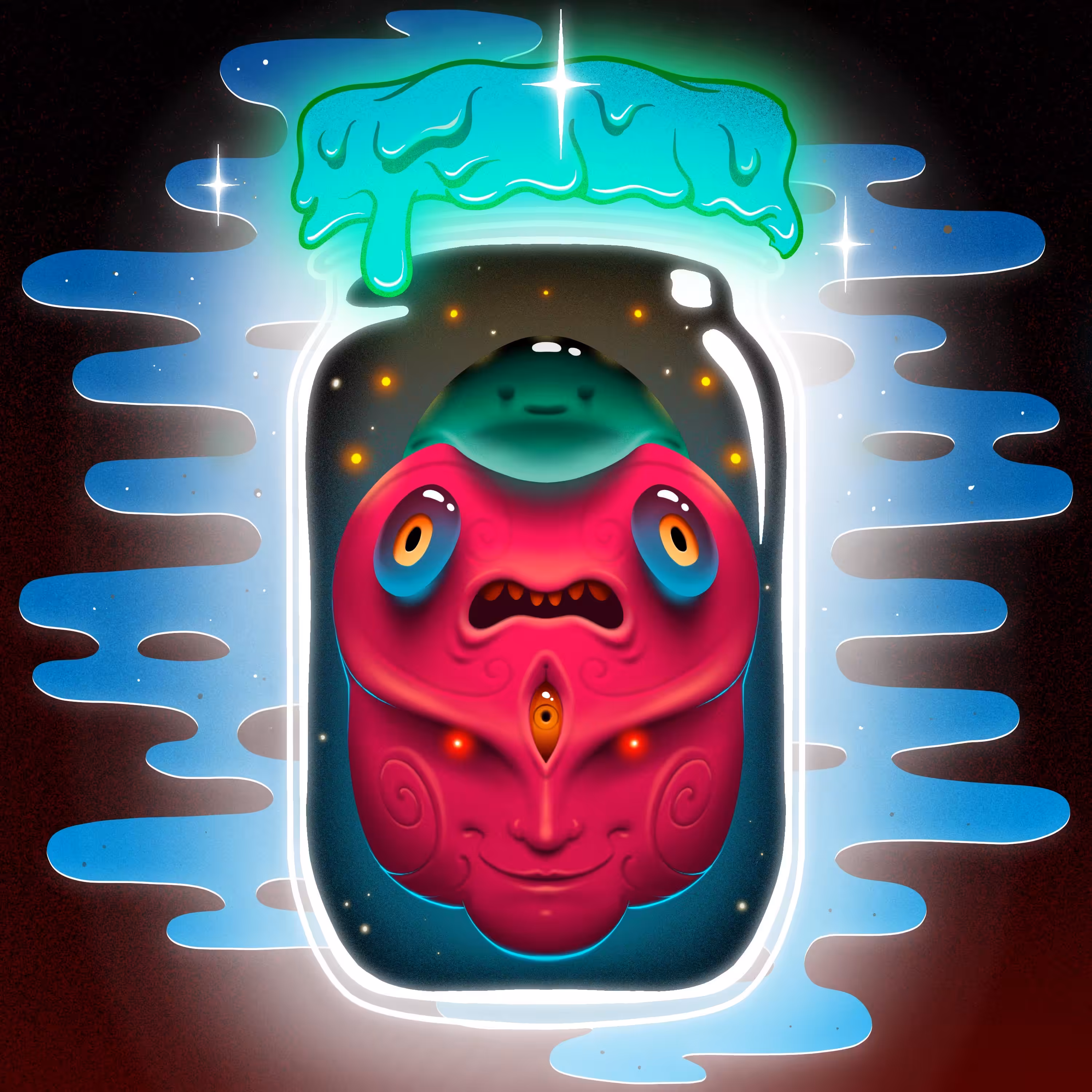 Glow-in-the-dark Lid #2