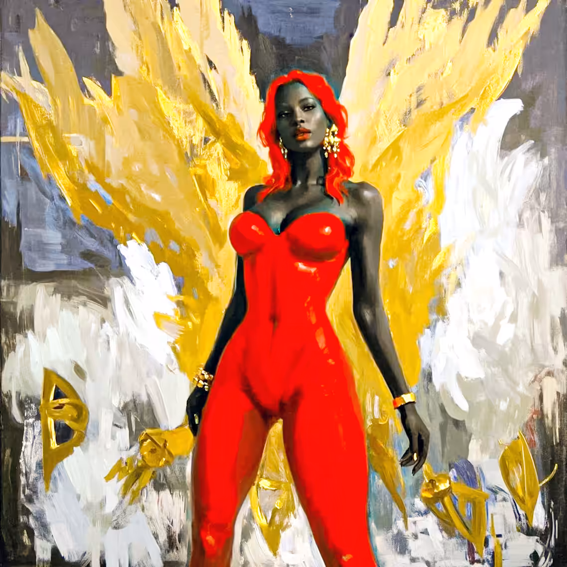 NFT Gallery: Abstract Black Warrior