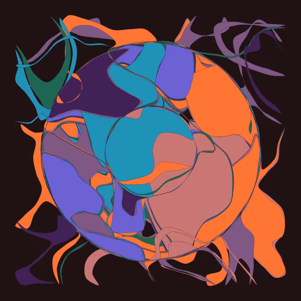 Geometric colorful shapes 3 #68